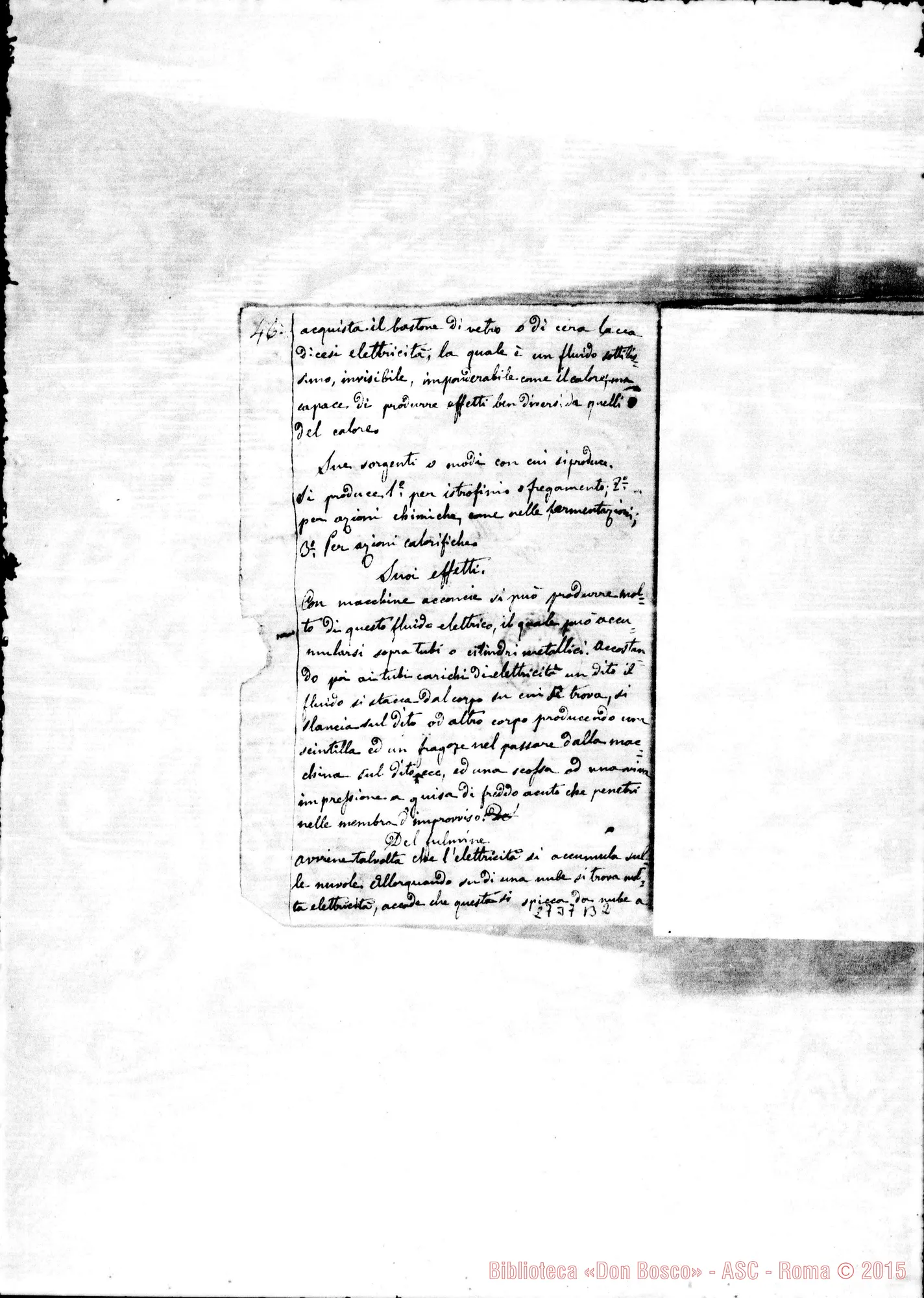 Fotogramma B 2 — Quadernetto: Dimande E risposte di Storia Naturale. Inseriti anche altri argomenti