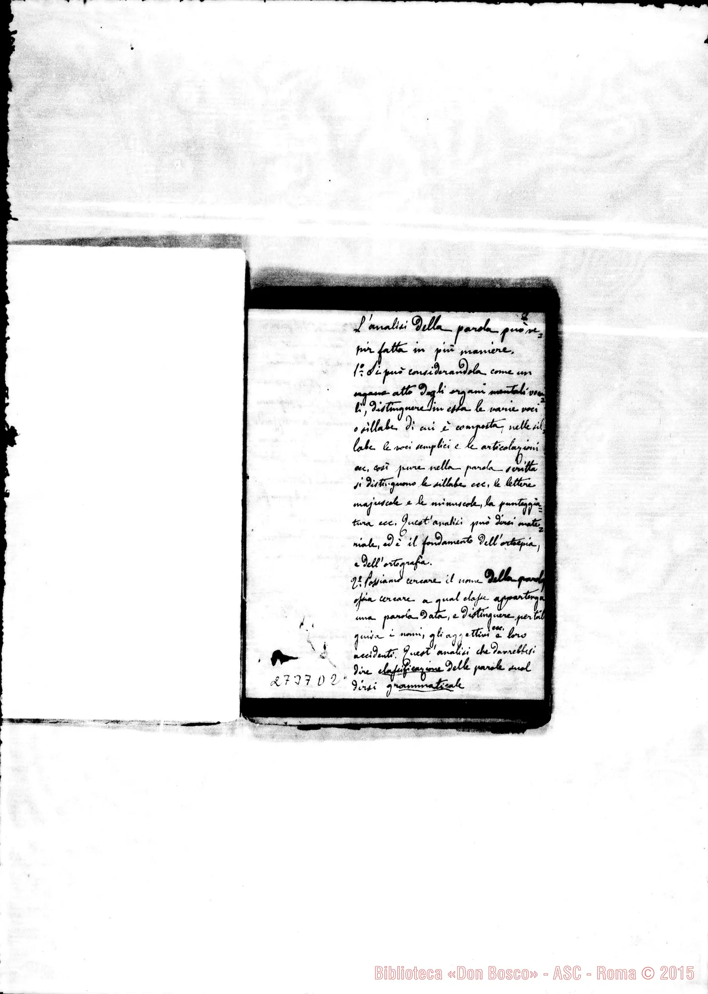 Fotogramma D 2 — Quadernetto: Domande E risposte sulla grammatica italiana