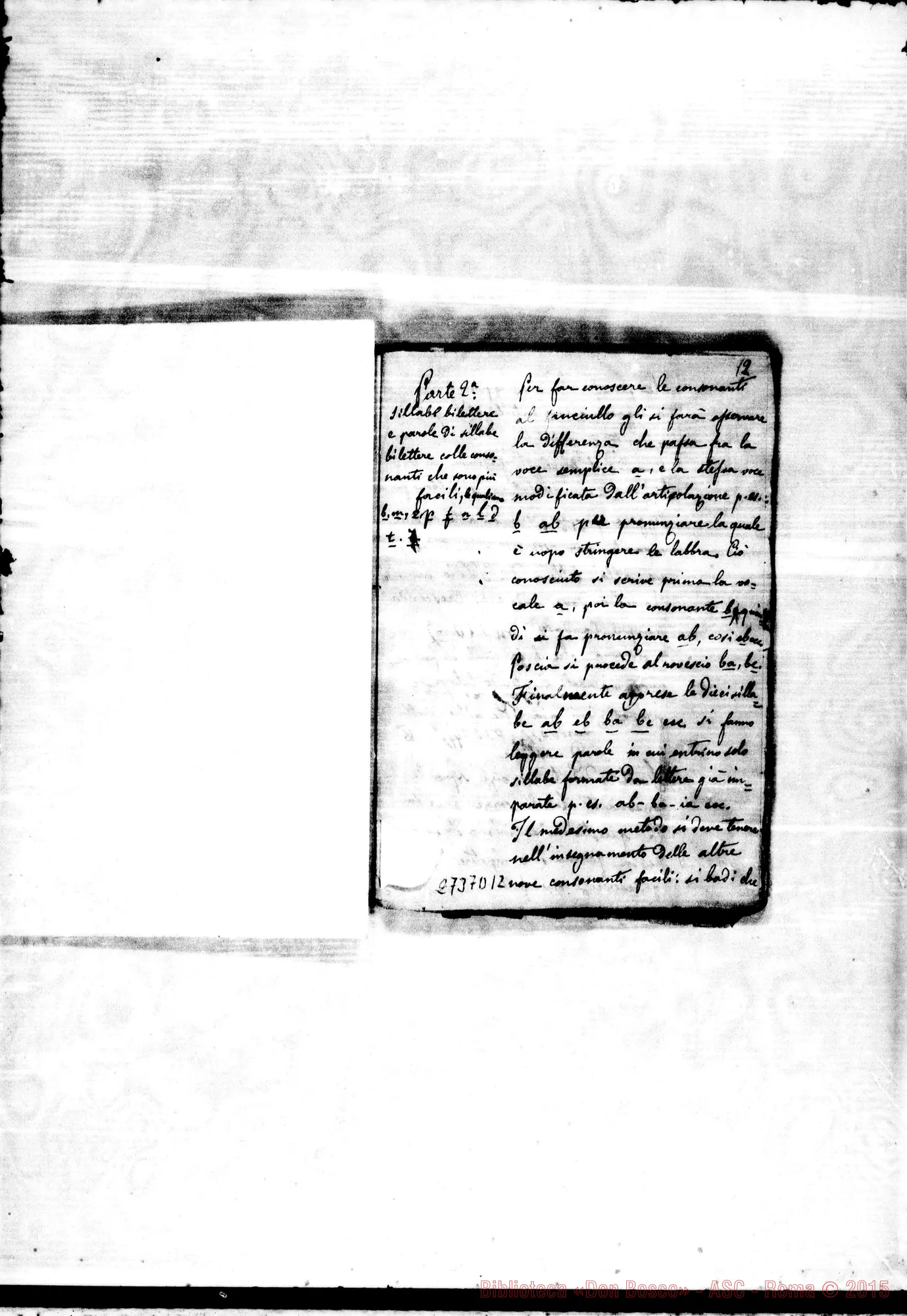 Fotogramma D 12 — Quadernetto: Domande E risposte sulla grammatica italiana