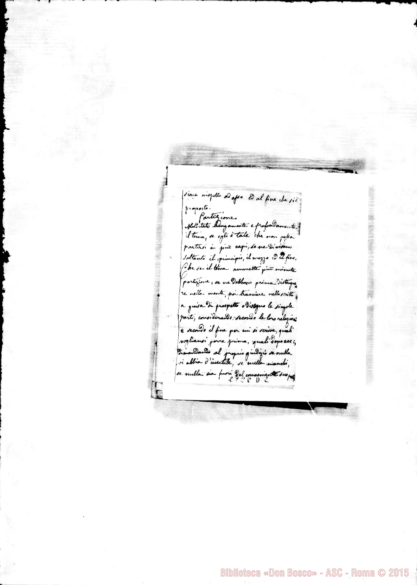 Fotogramma D 2 — Quadernetto: Miscellanea. Inizia con domande di Greco