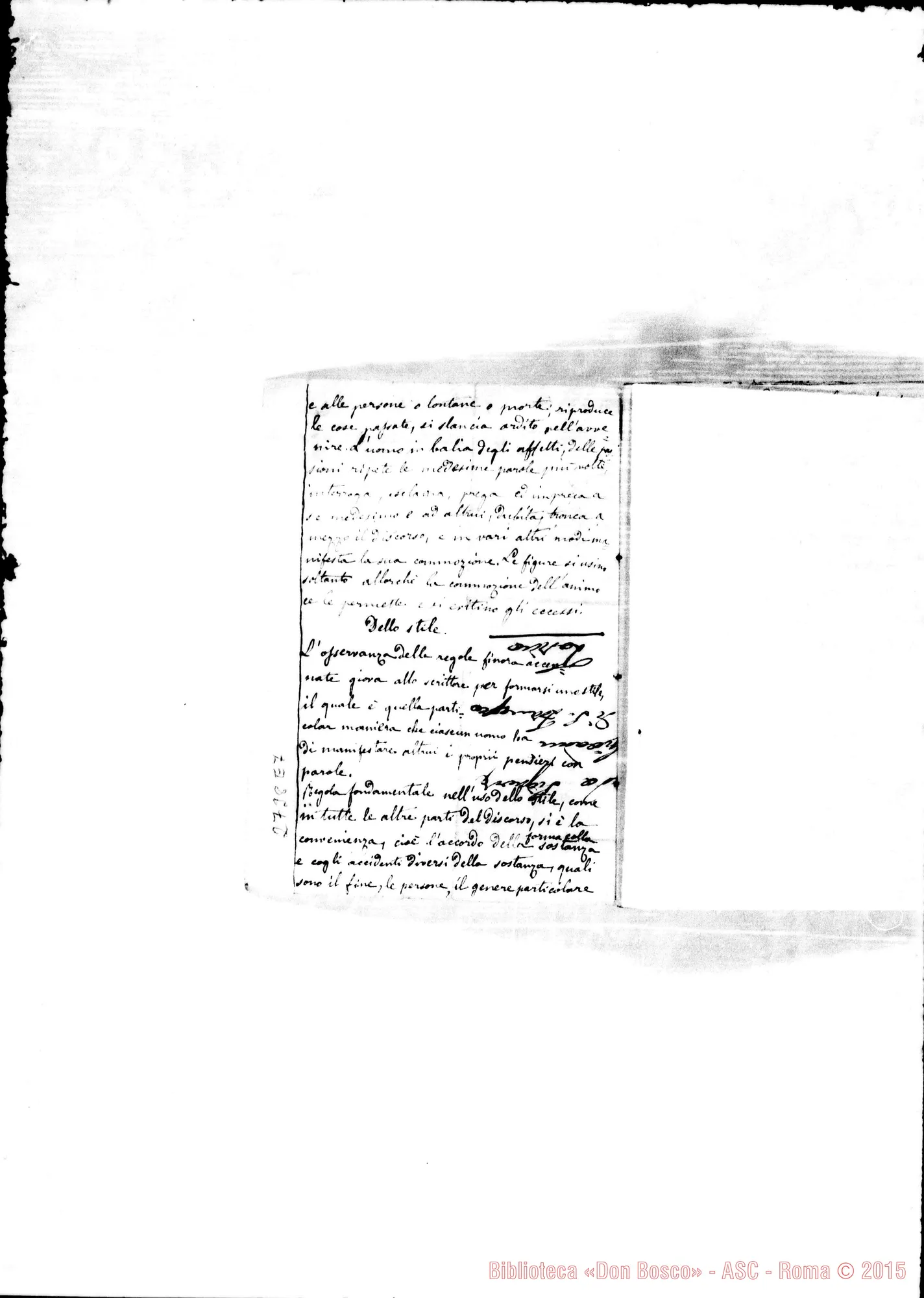 Fotogramma E 7 — Quadernetto: Miscellanea. Inizia con domande di Greco