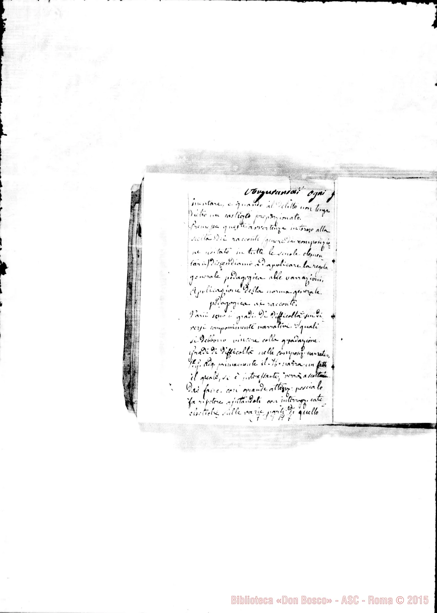 Fotogramma A 7 — Quadernetto: Miscellanea. Inizia con domande di Greco
