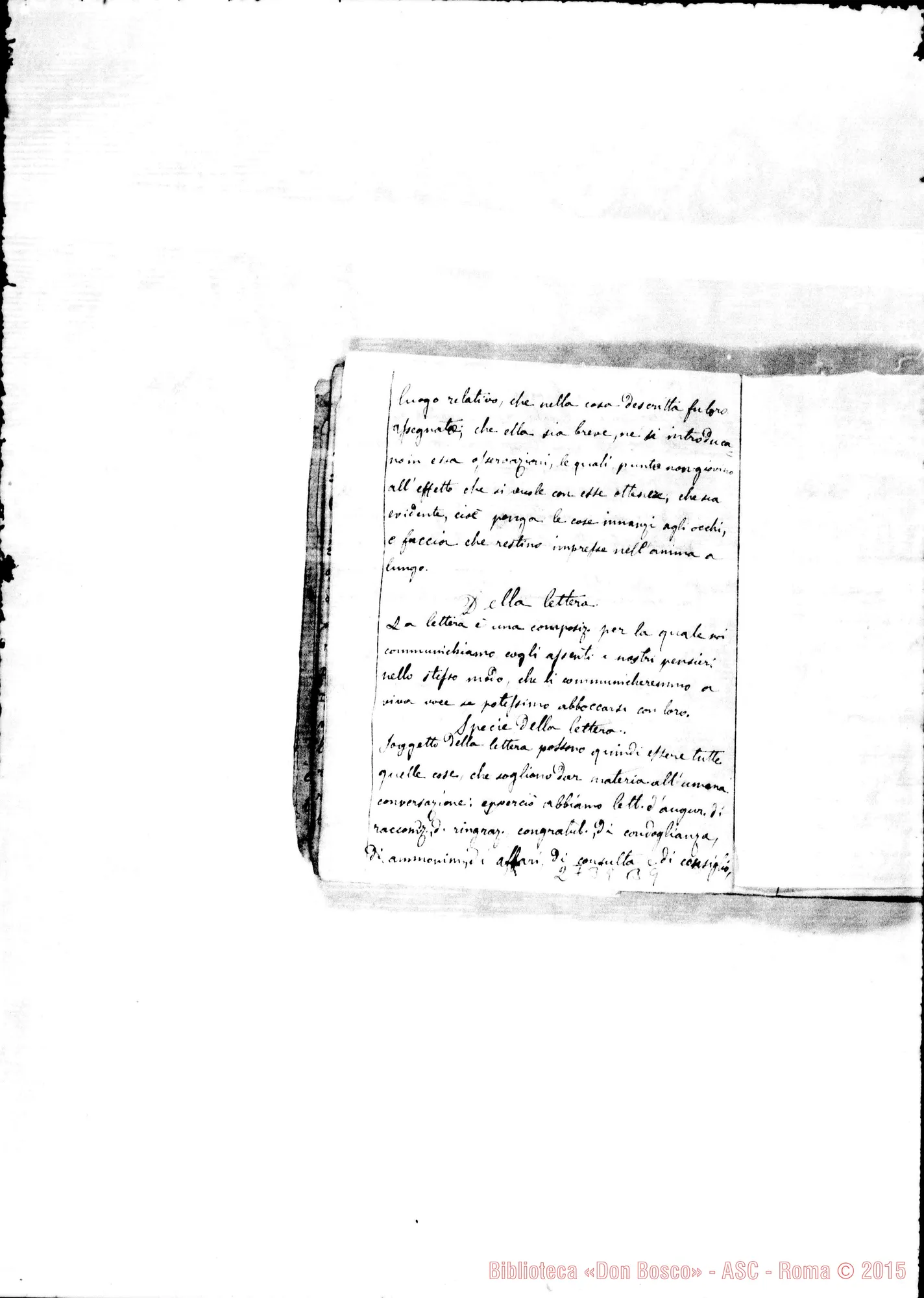 Fotogramma B 9 — Quadernetto: Miscellanea. Inizia con domande di Greco