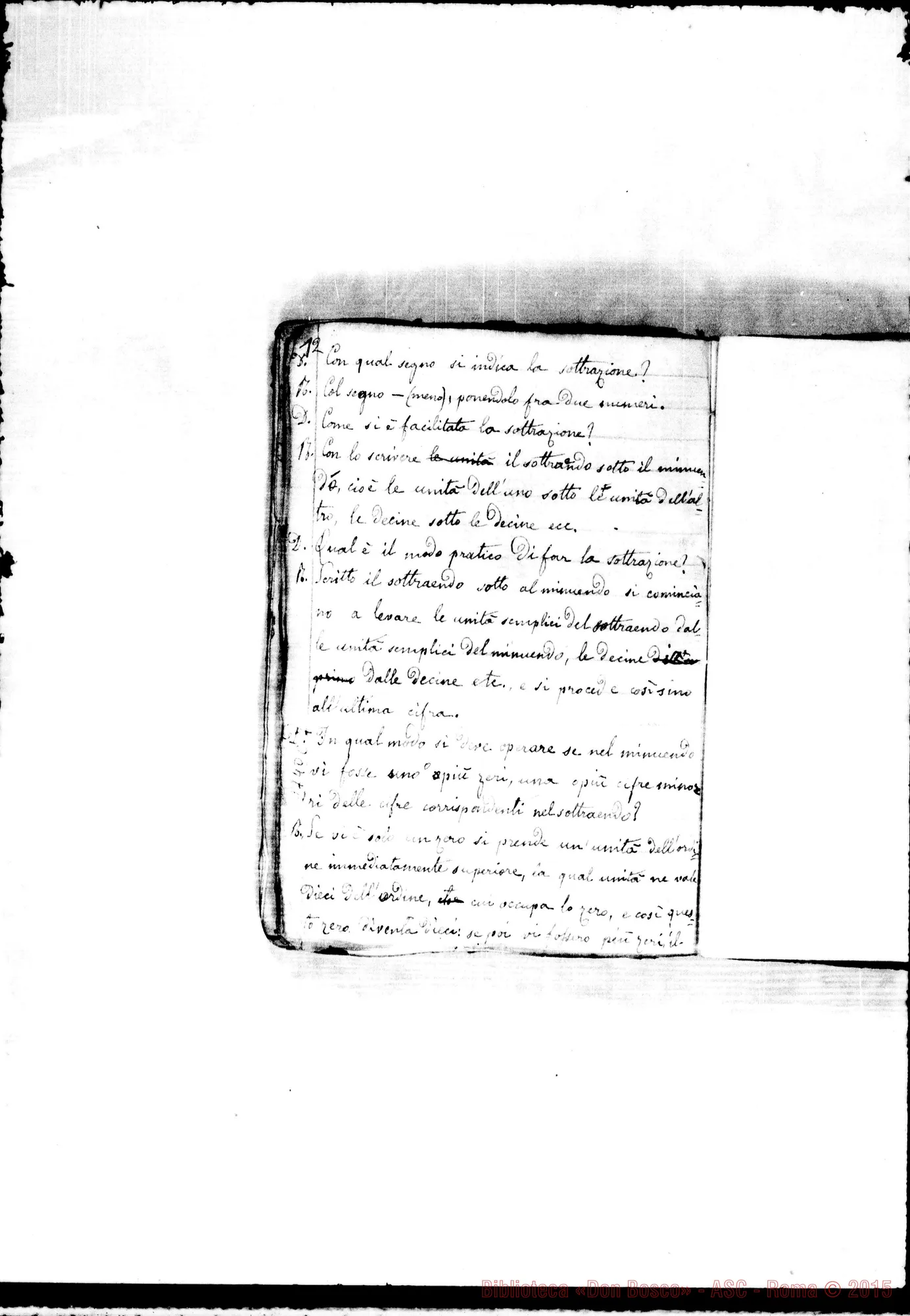 Fotogramma C 7 — Trattatello d’Aritmetica