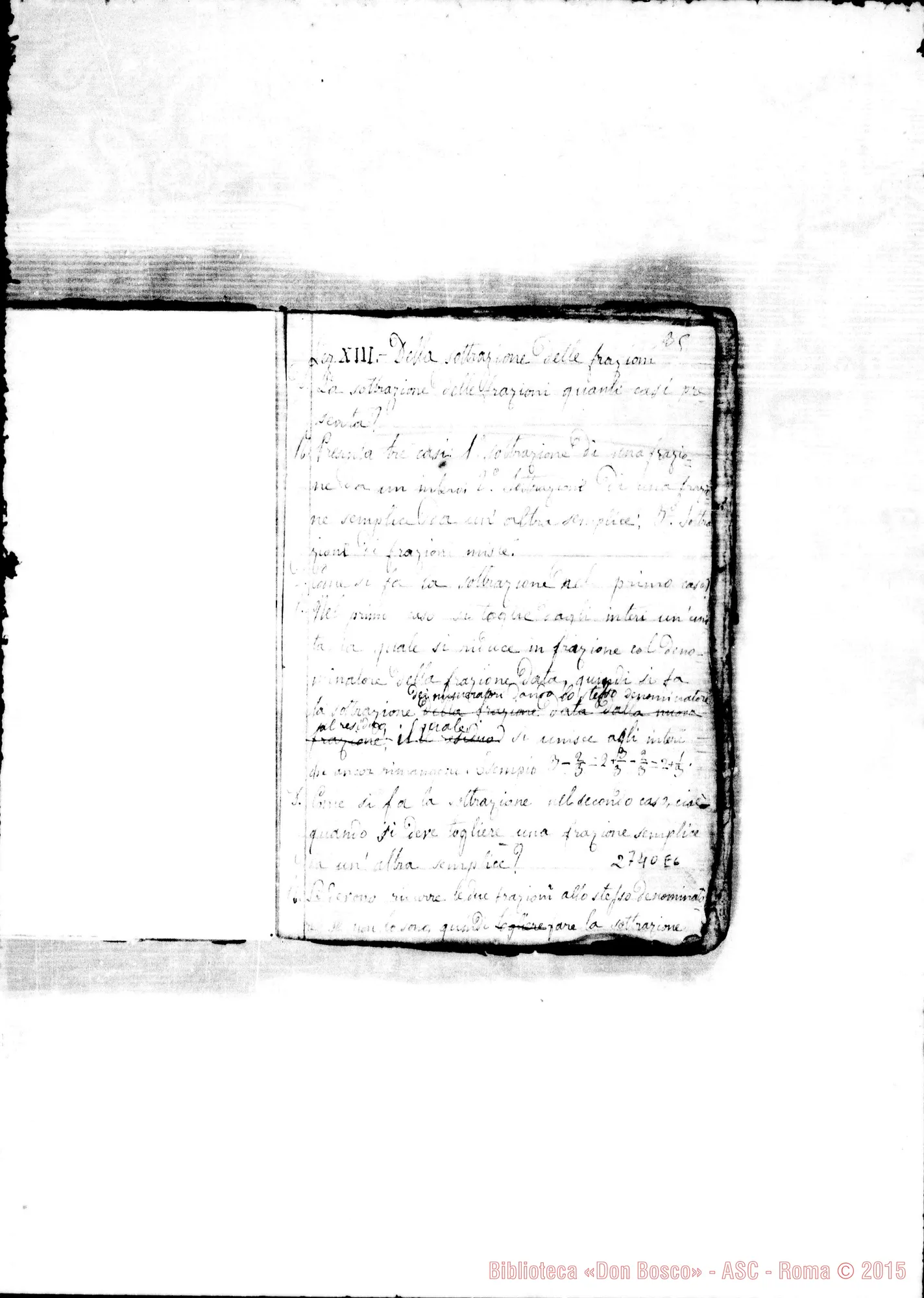 Fotogramma E 6 — Trattatello d’Aritmetica