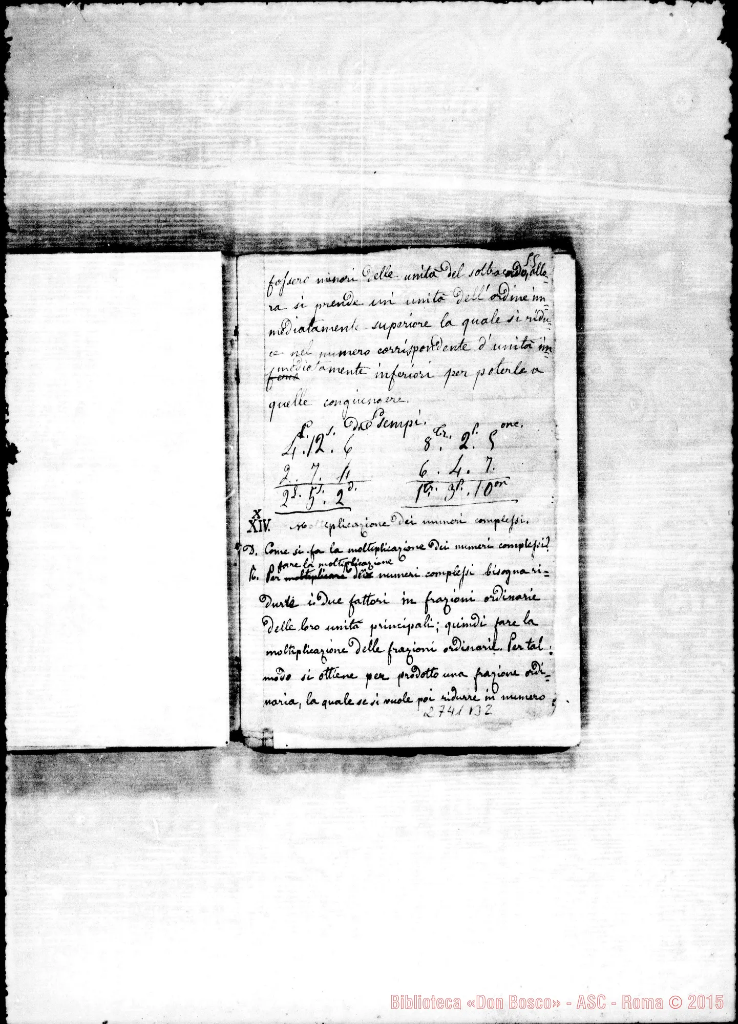 Fotogramma B 2 — Trattatello d’Aritmetica