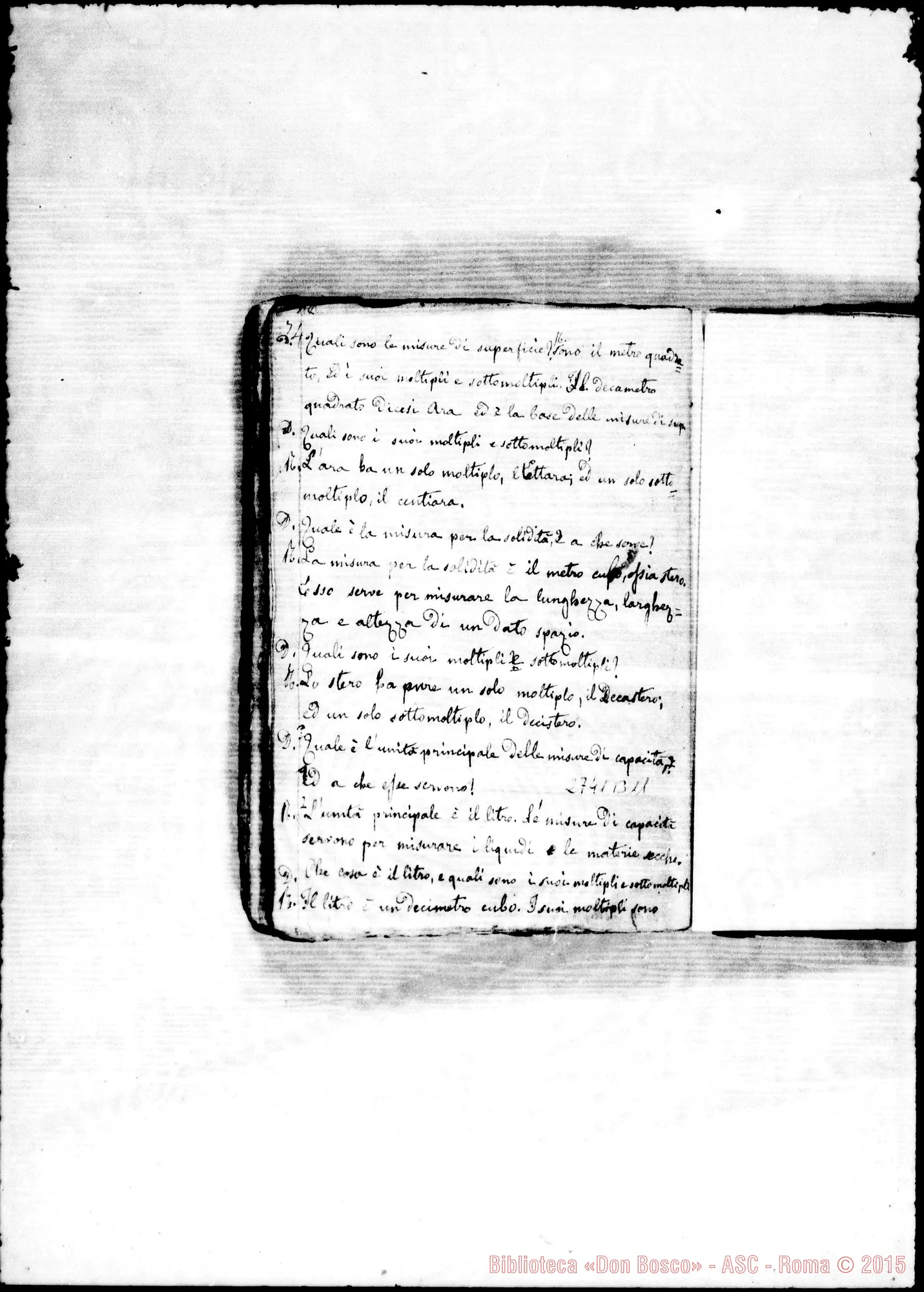 Fotogramma B 11 — Trattatello d’Aritmetica