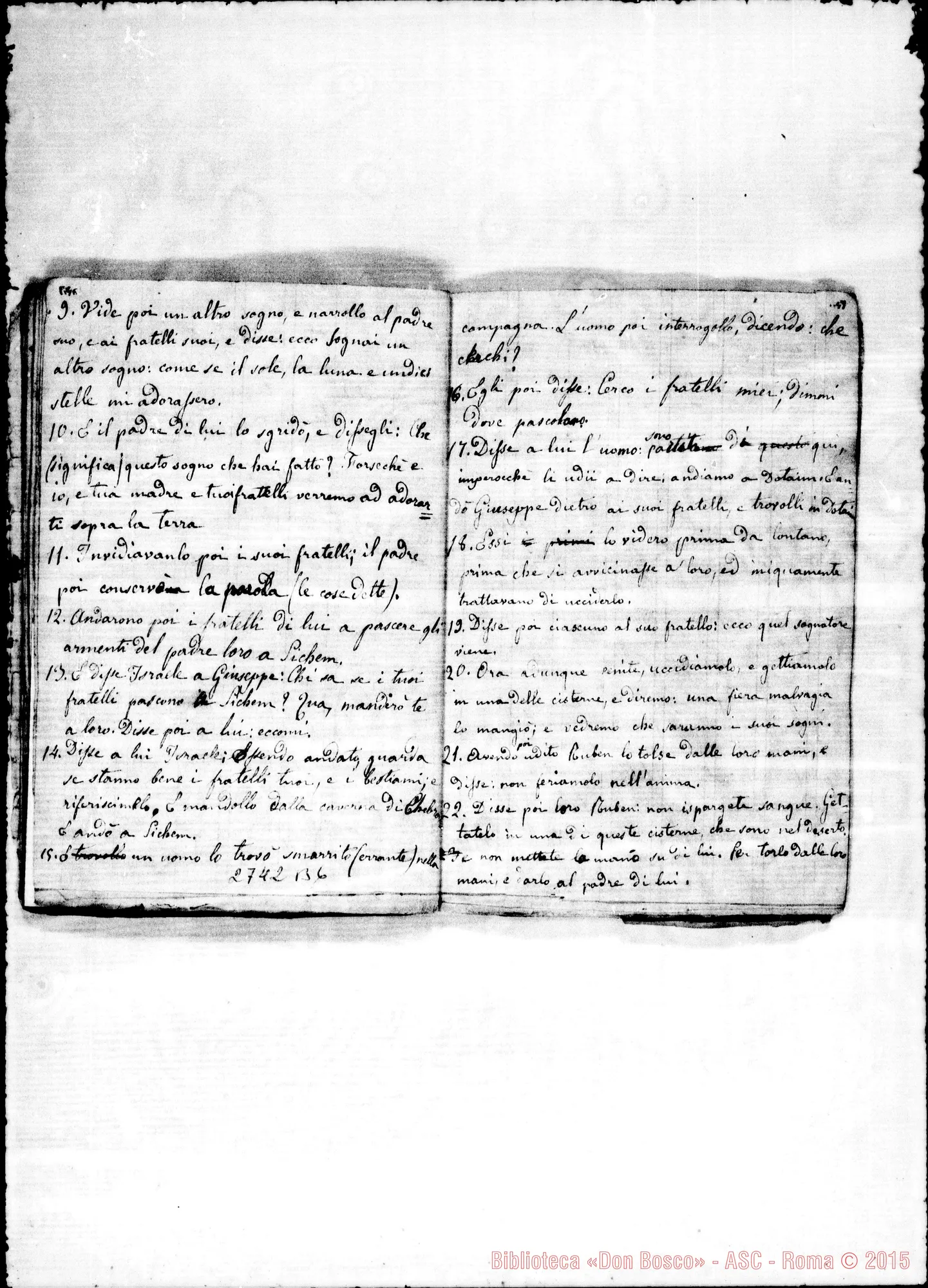 Fotogramma B 6 — Quadernetto: Traduzioni dal Greco E dal Francese