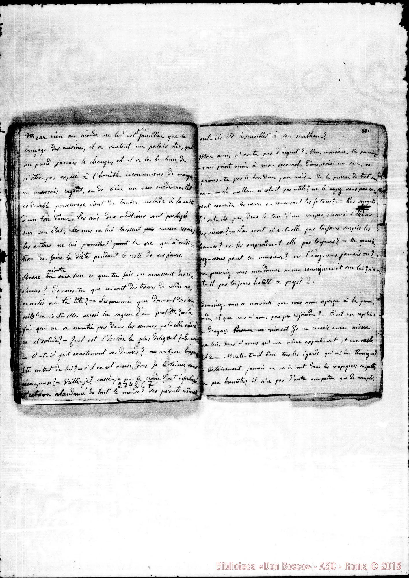 Fotogramma C 7 — Quadernetto: Traduzioni dal Greco E dal Francese