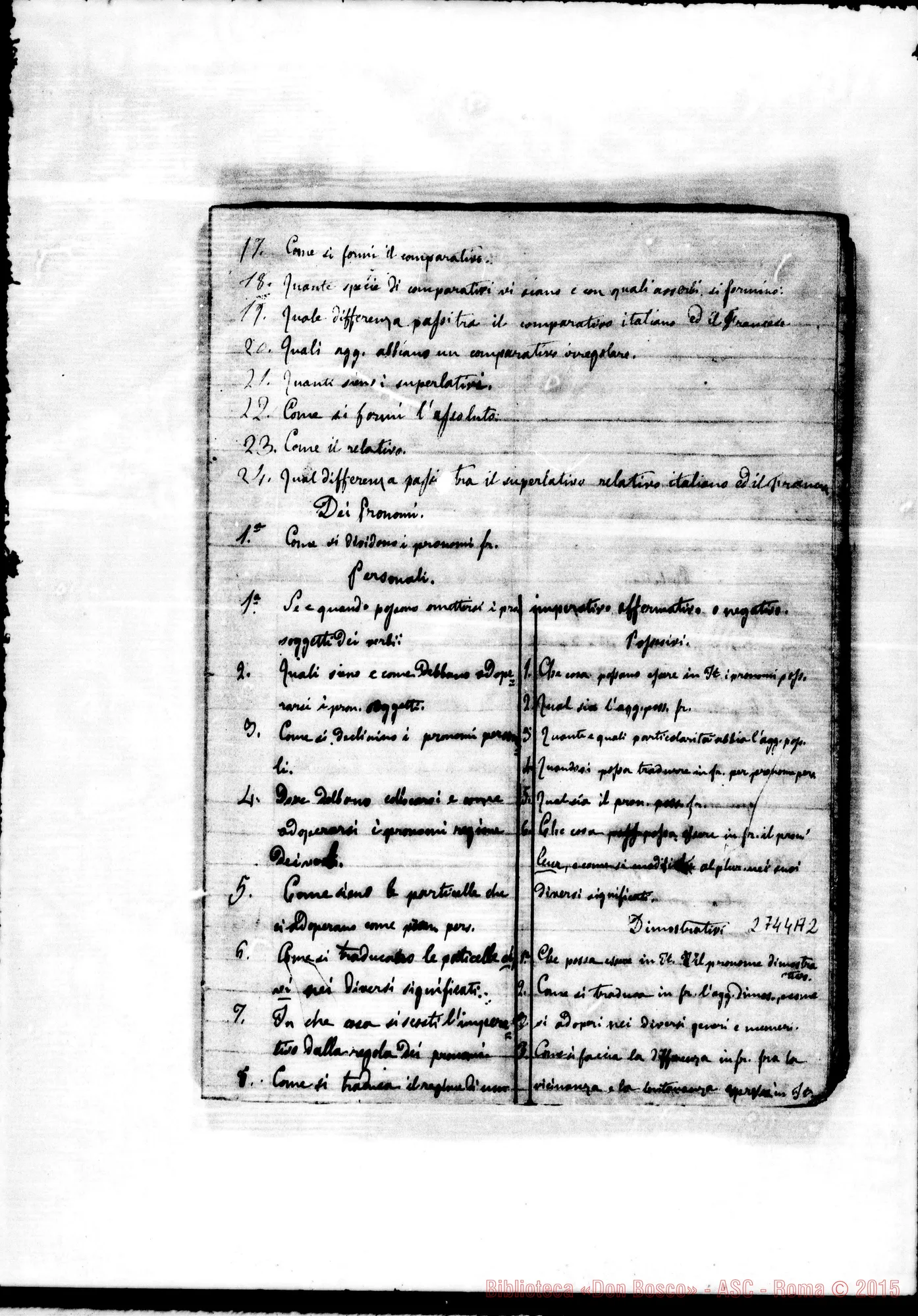 Fotogramma A 2 — Quaderno: Esercizi di lingua francese