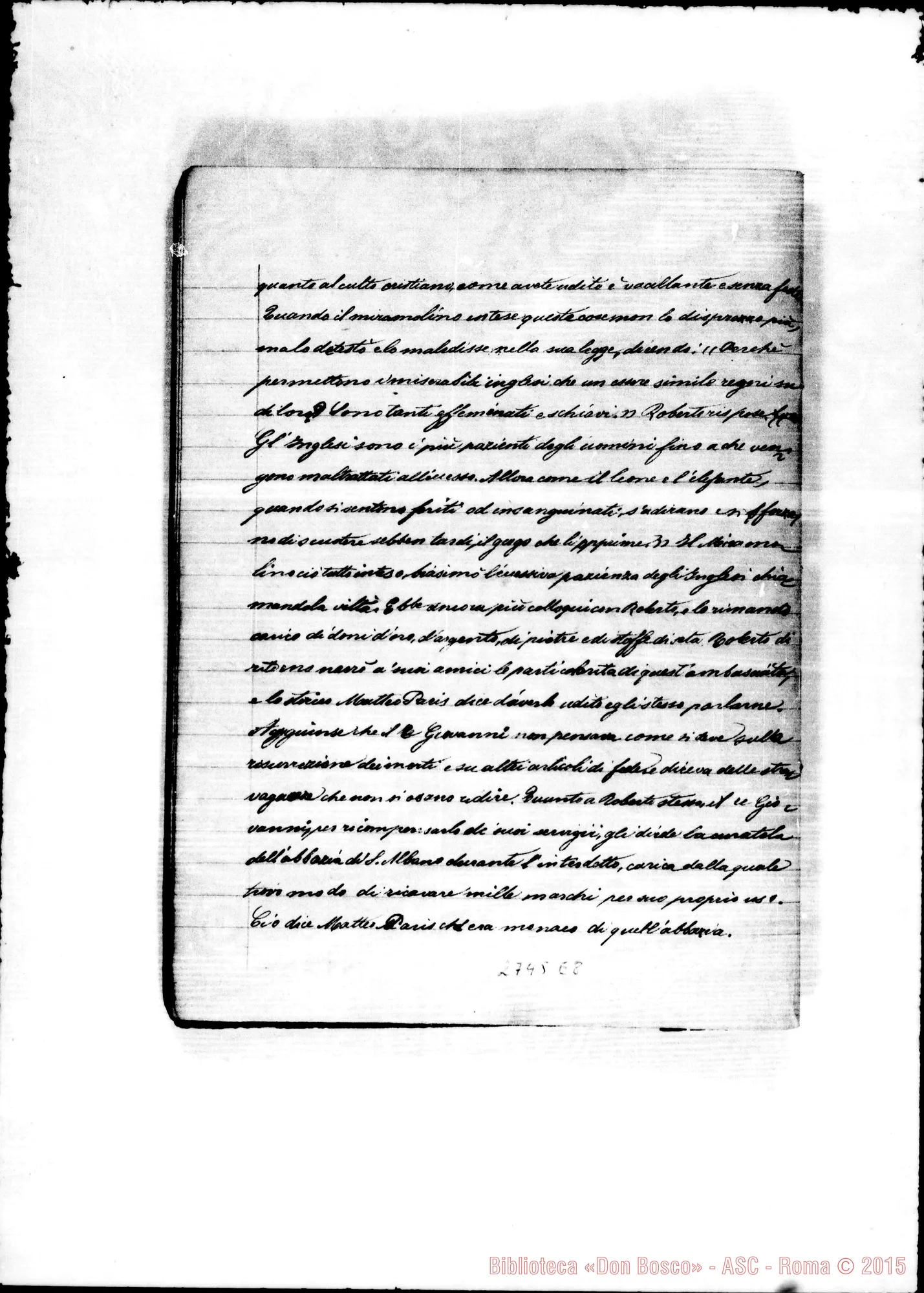 Fotogramma E 8 — Volume primo, quaderno 2
