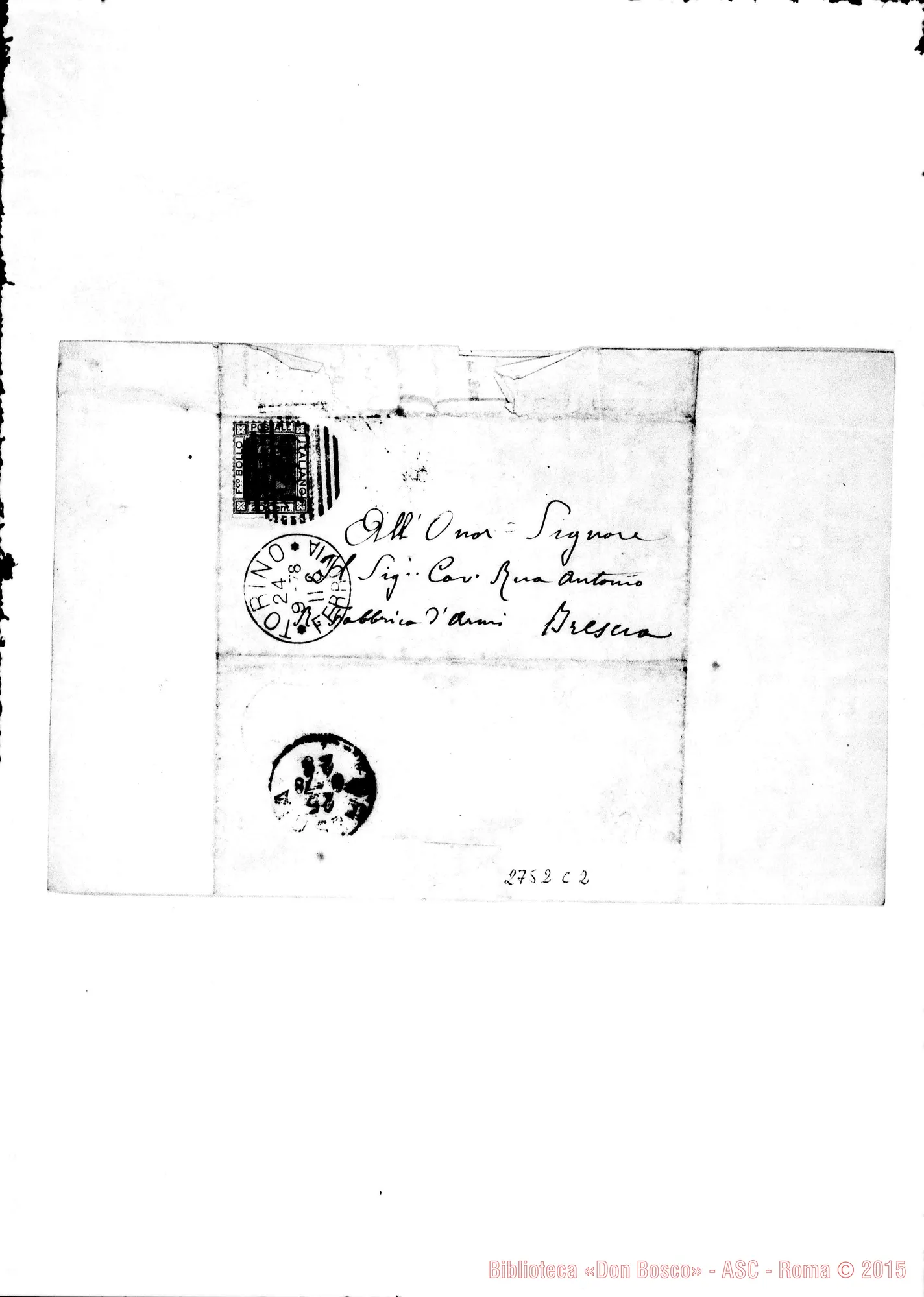 Fotogramma C 2 — Rua - Fratello Antonio. Torino, 24-09-1878