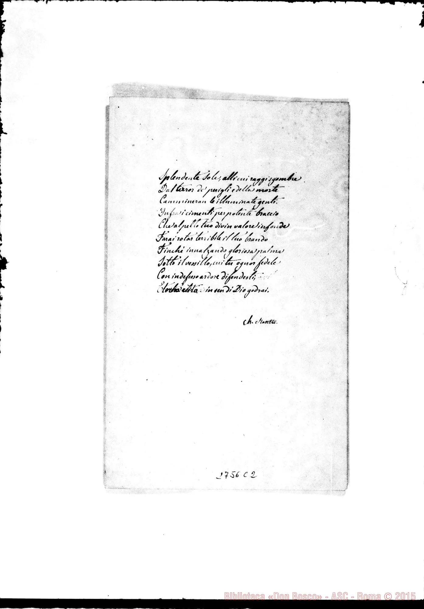 Fotogramma C 2 — Roetti, ch.: carme