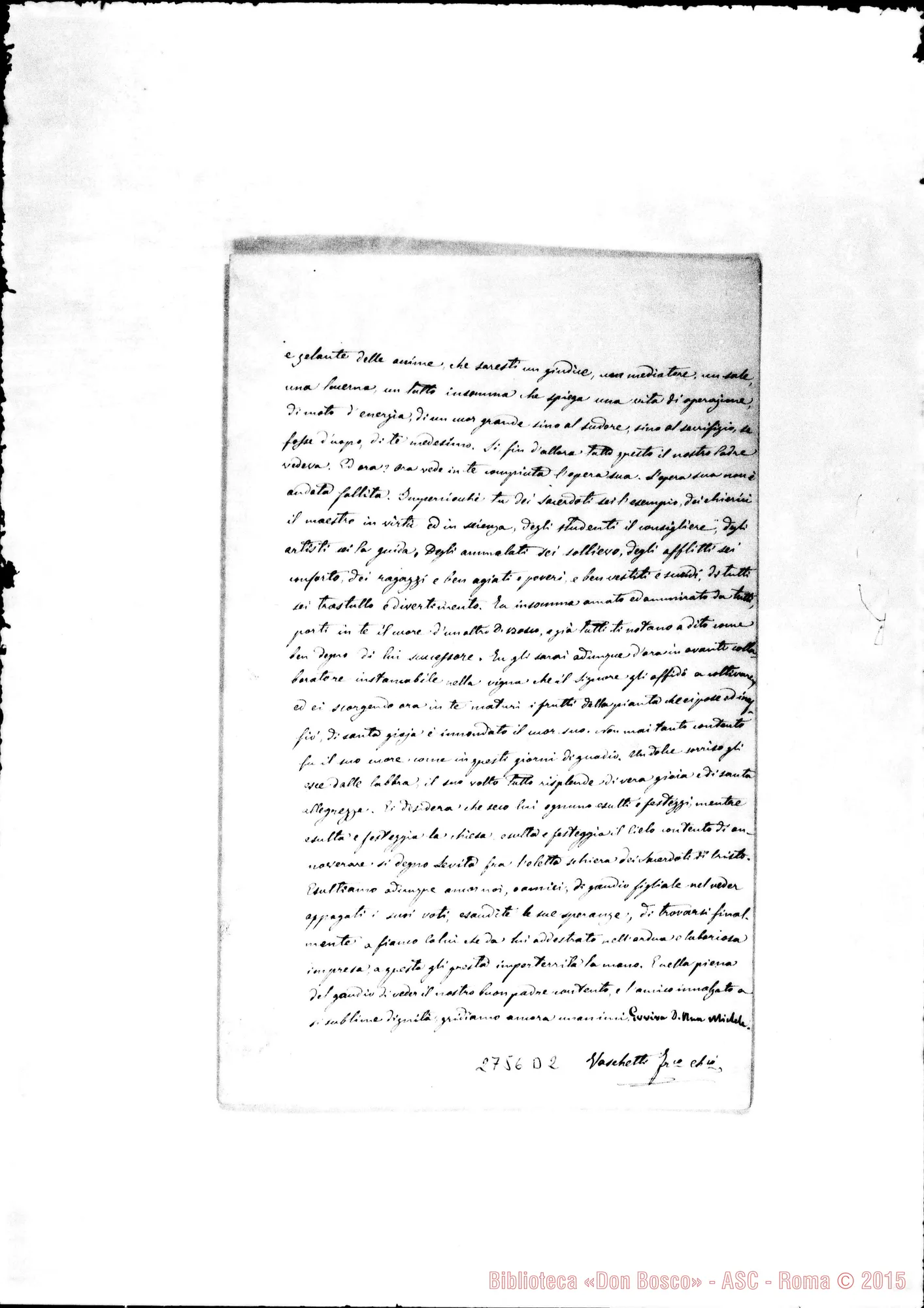Fotogramma D 2 — Vaschetti Francesco, ch.: orazione