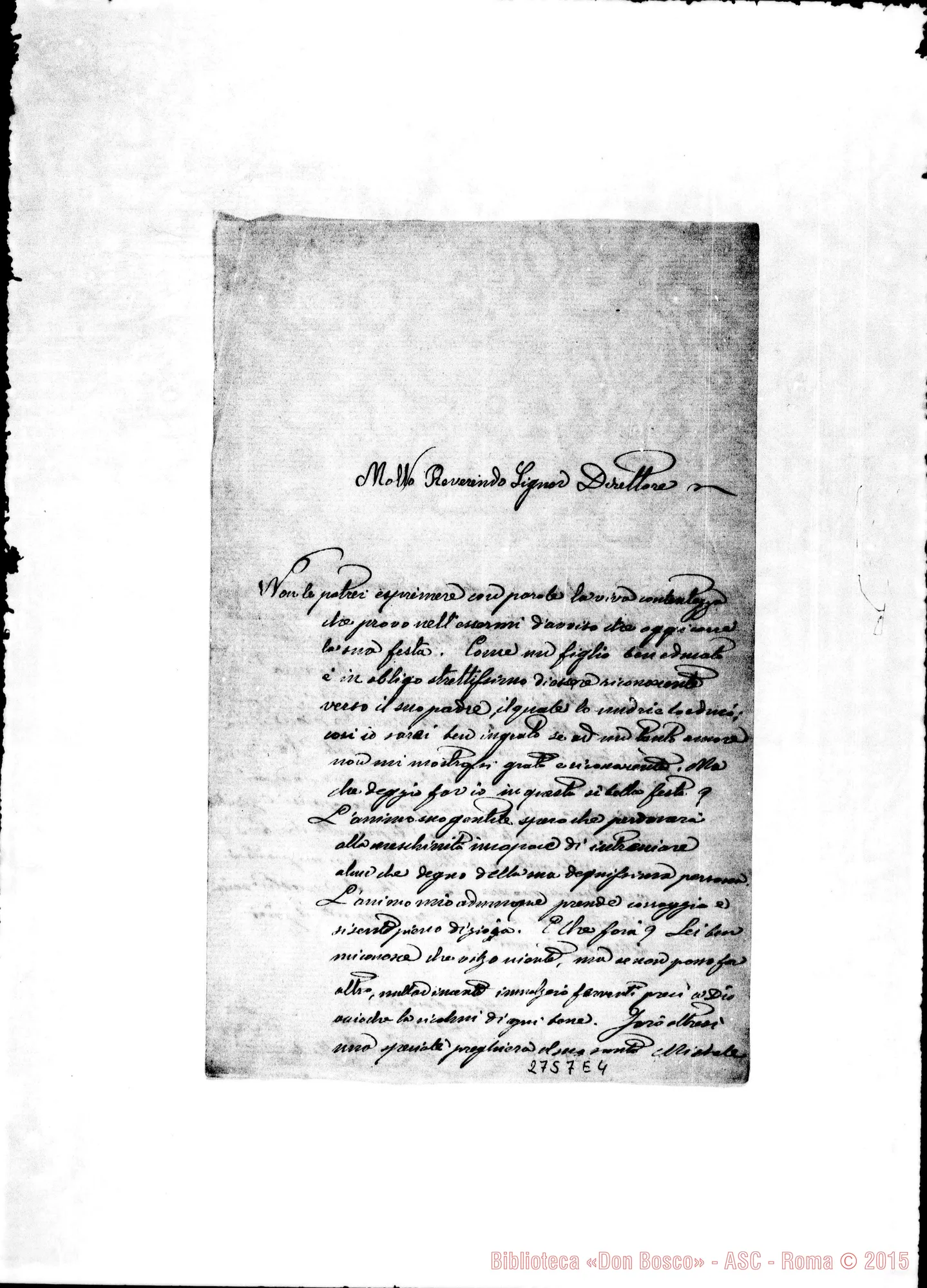 Fotogramma E 4 — N.Paolo: lettera