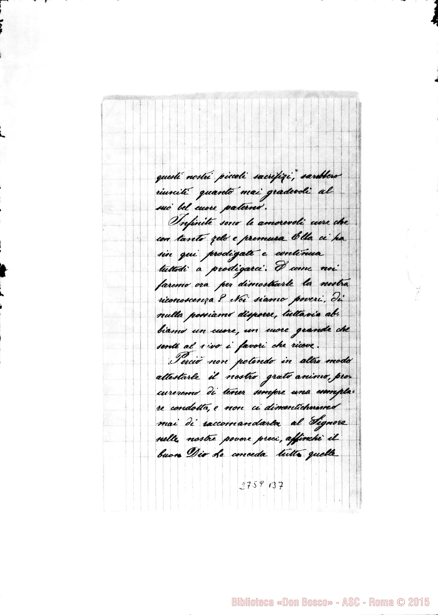 Fotogramma B 7 — Scarzanella Enrico: lettera