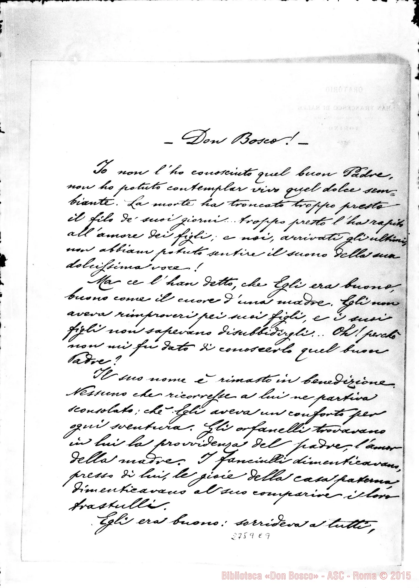 Fotogramma C 9 — I Giovanetti dell'Oratorio di S. Agostino di Tonno-Martinetto: saluto