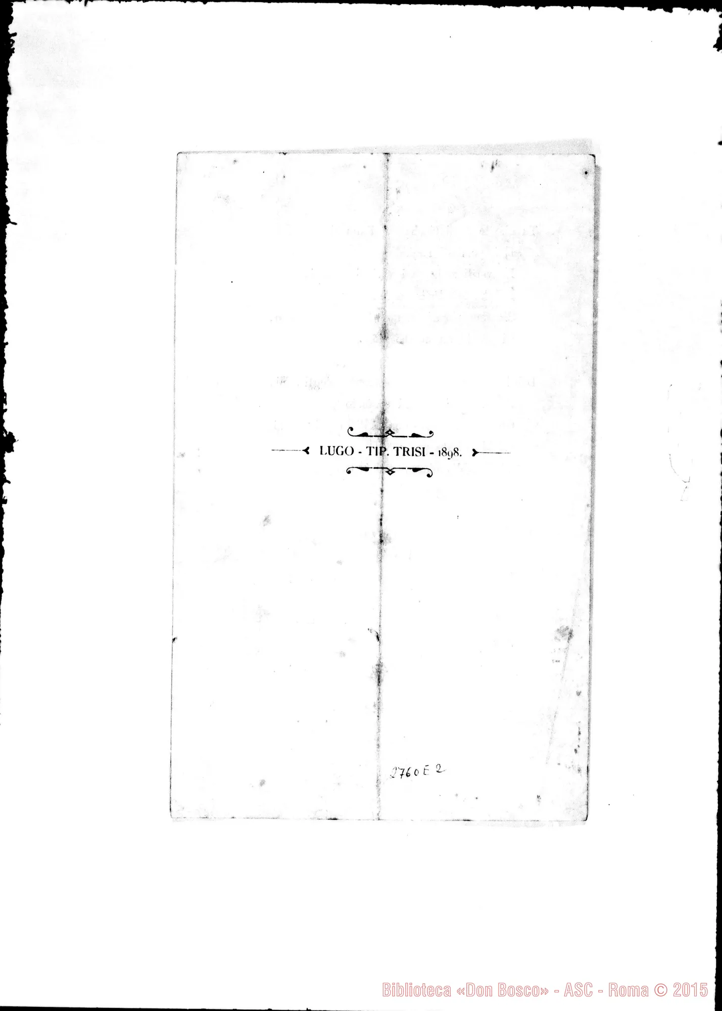 Fotogramma E 2 — Pompeo Petroncini: ode