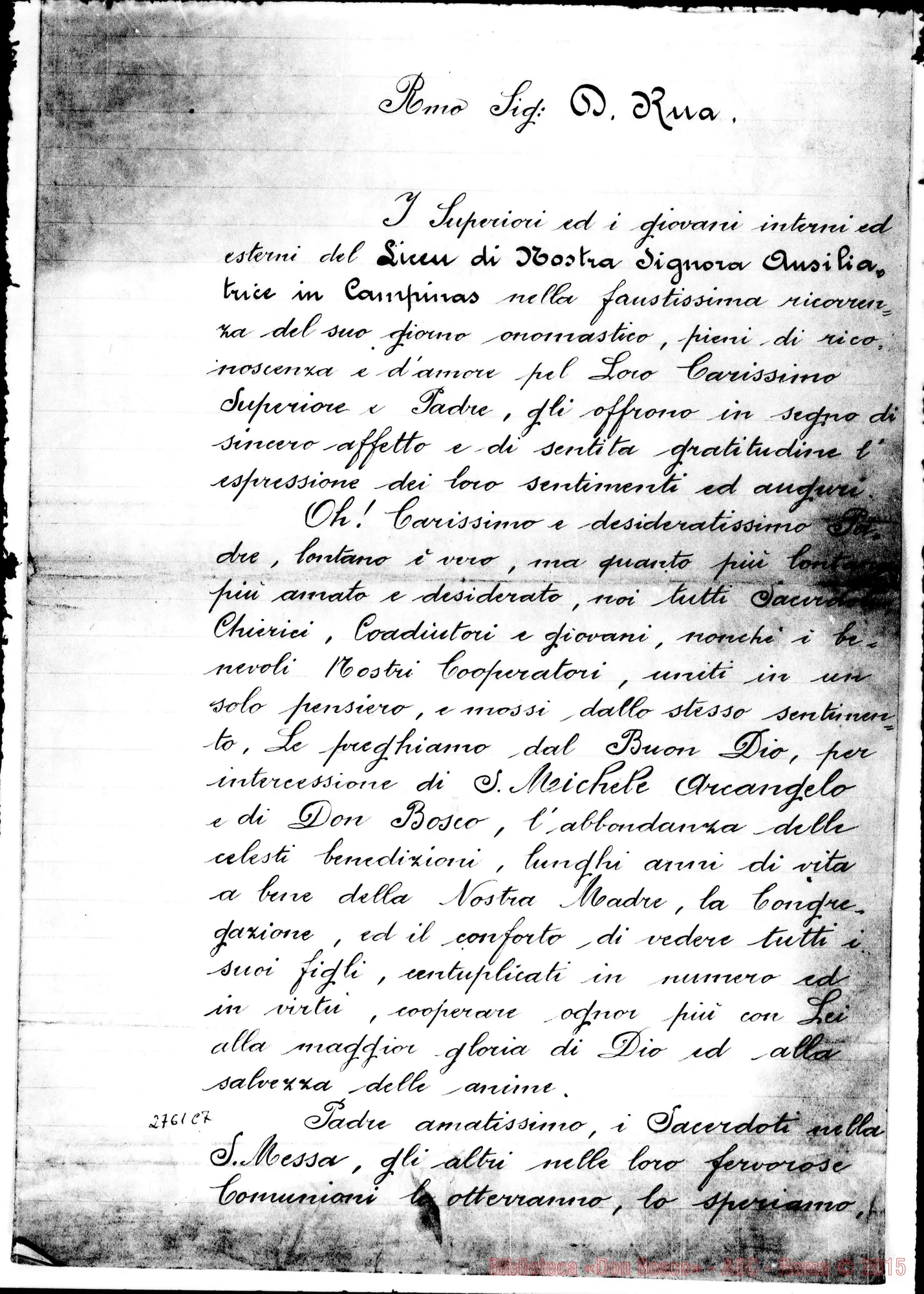 Fotogramma C 7 — Campinas (Brasile): Omaggi di Professori E Alunni
