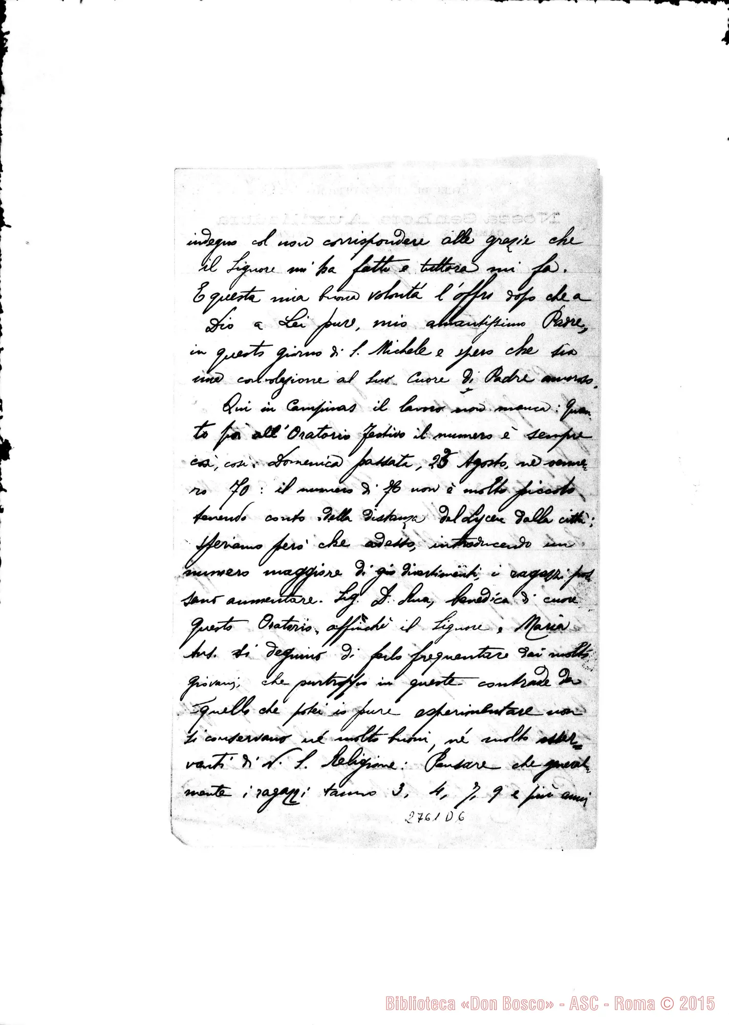Fotogramma D 6 — Massa Pietro, ch.: lettera