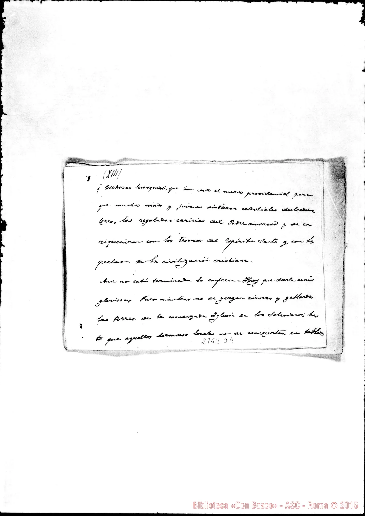 Fotogramma D 4 — Salamanca: Discurso del presbítero Luis Martín Hernández