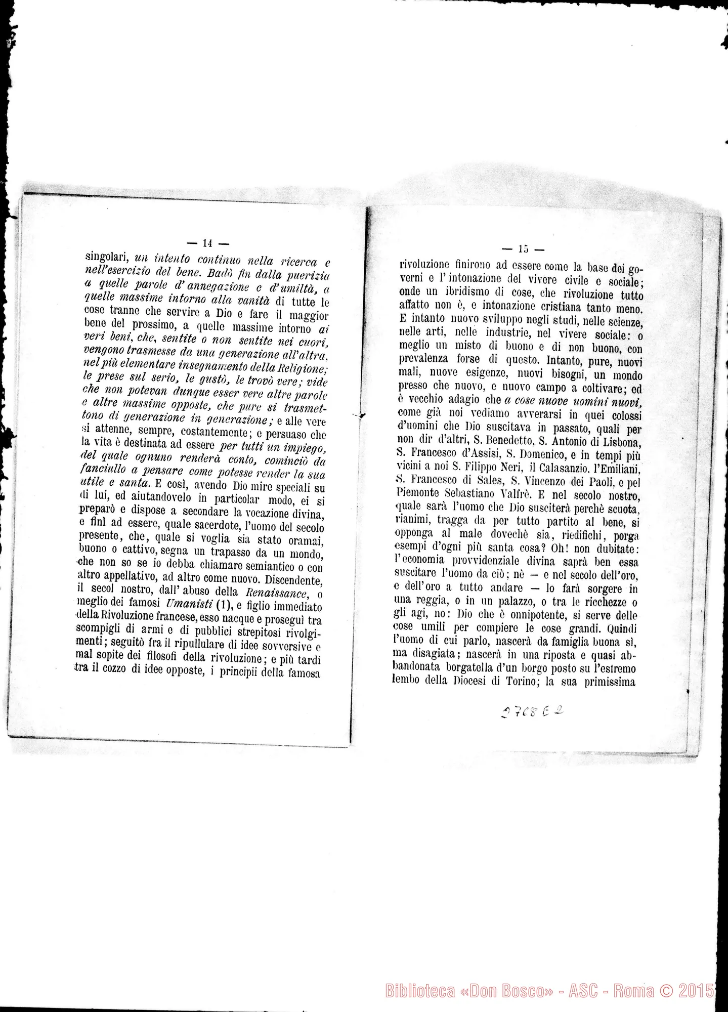 Fotogramma E 2 — Sac. Prof. Cav. Giovanni Turchi: Discorso