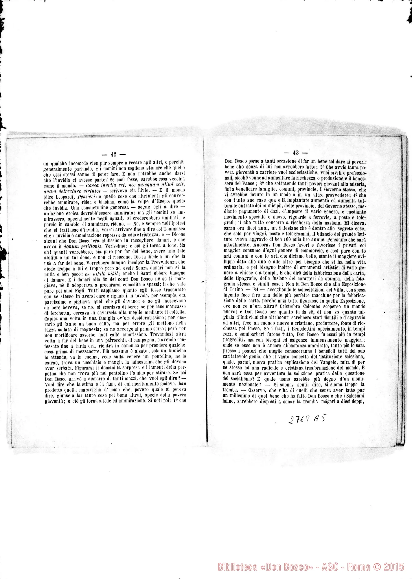 Fotogramma A 5 — Sac. Prof. Cav. Giovanni Turchi: Discorso