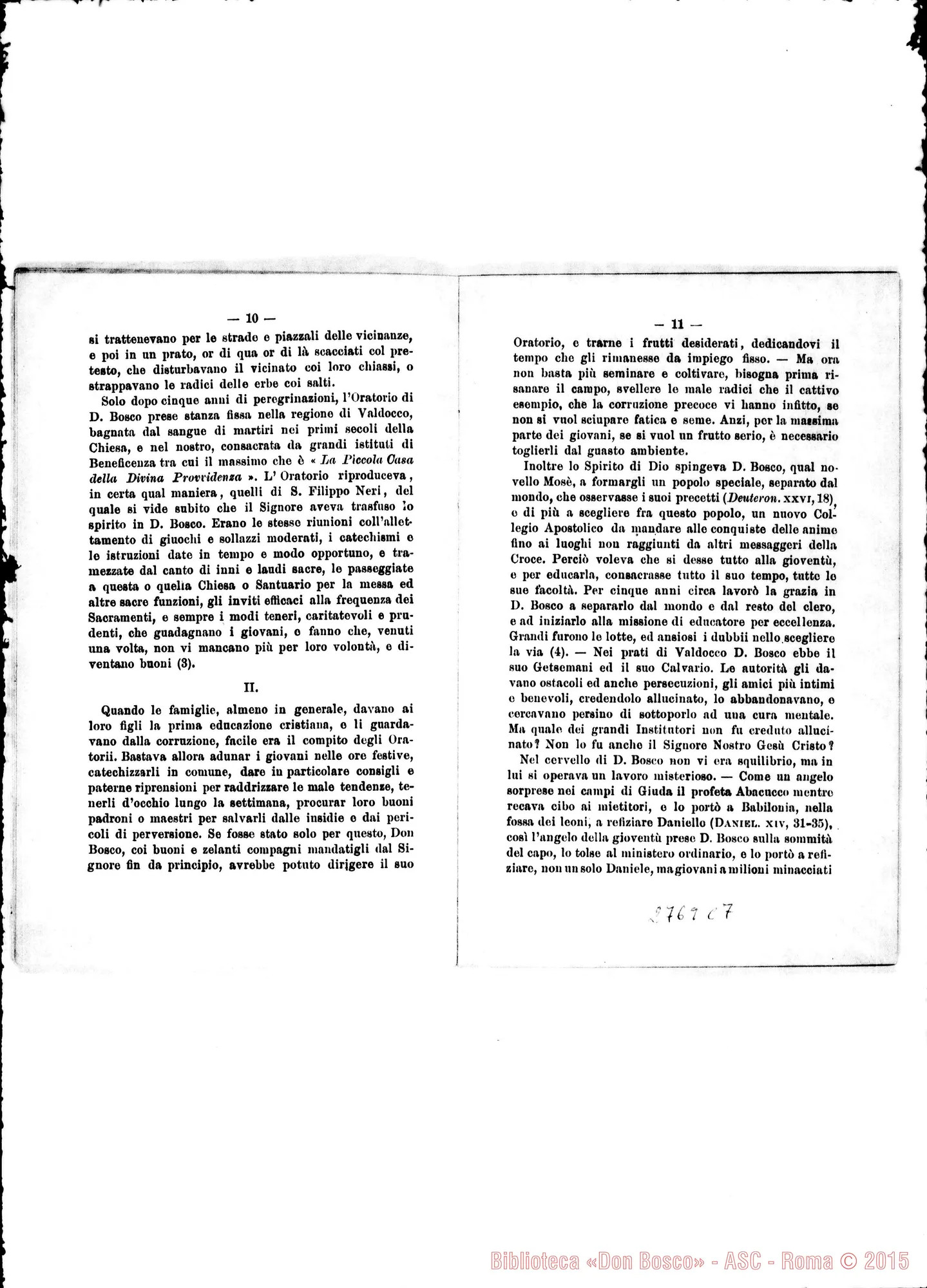 Fotogramma C 7 — Sac. Perino D. Giov.Giuseppe: Discorso