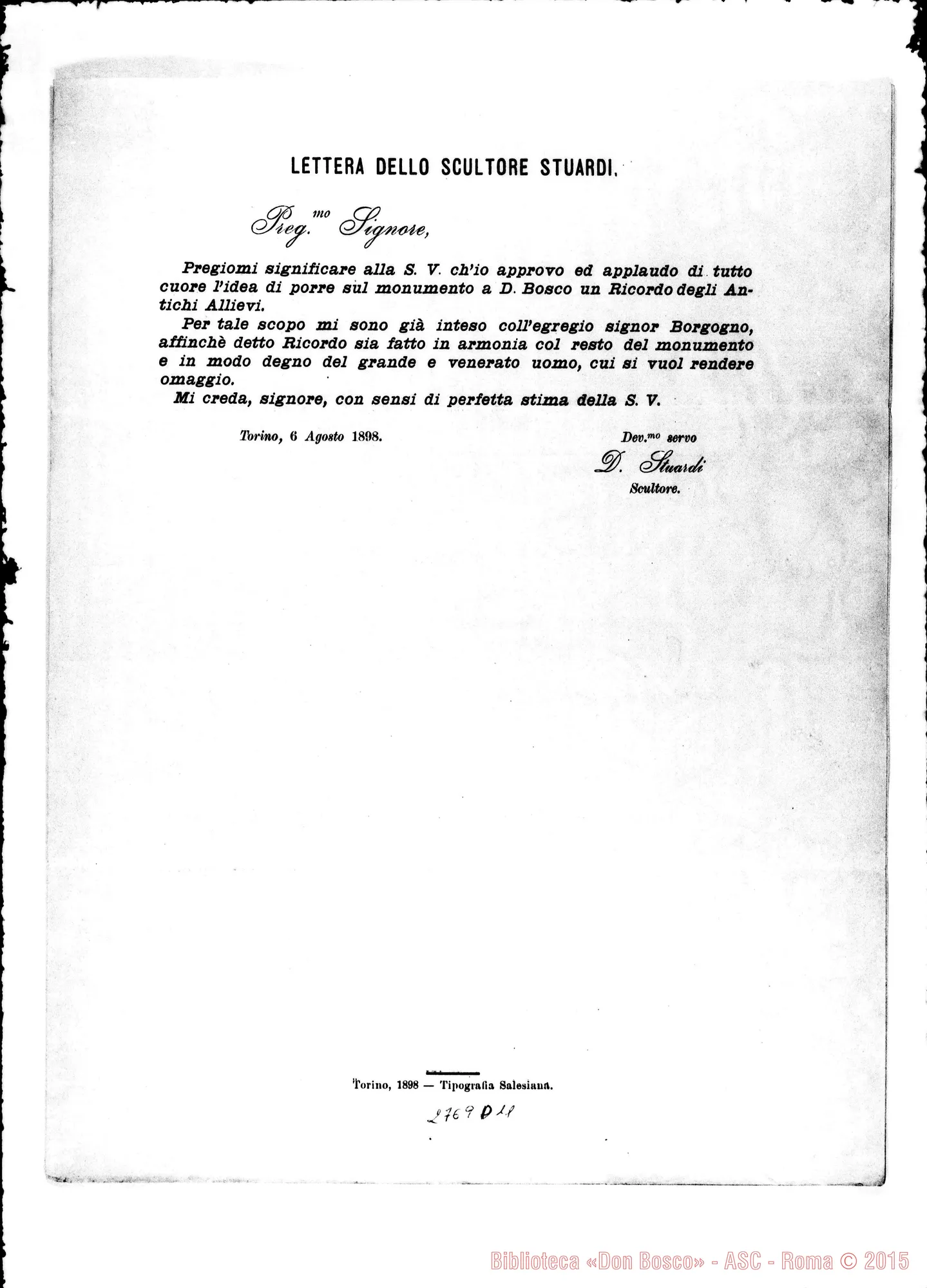Fotogramma D 11 — Circolare della commissione il giorno 12 ago.