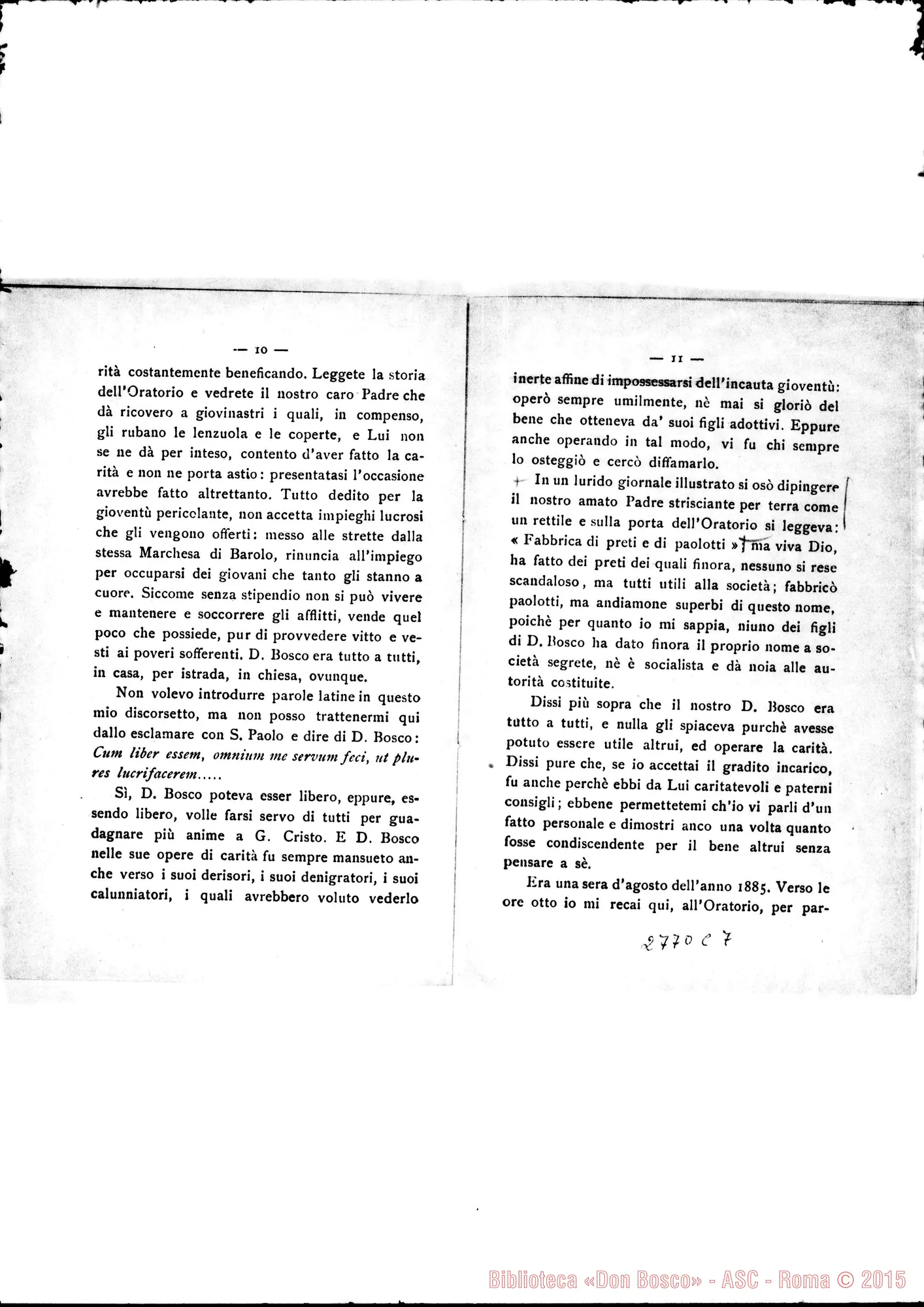 Fotogramma C 7 — Prato Francesco: Discorso