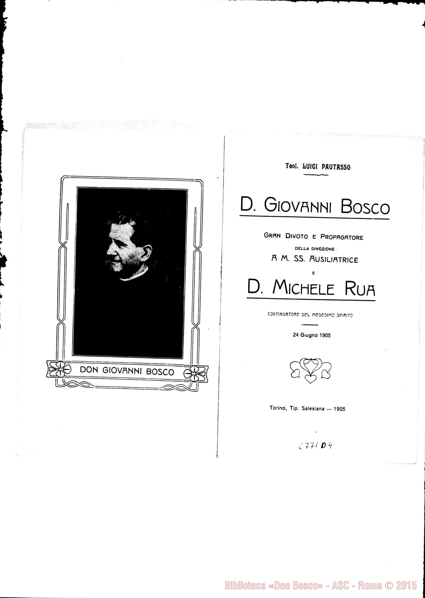 Fotogramma D 4 — Teol. Luigi Pautasso: Discorso