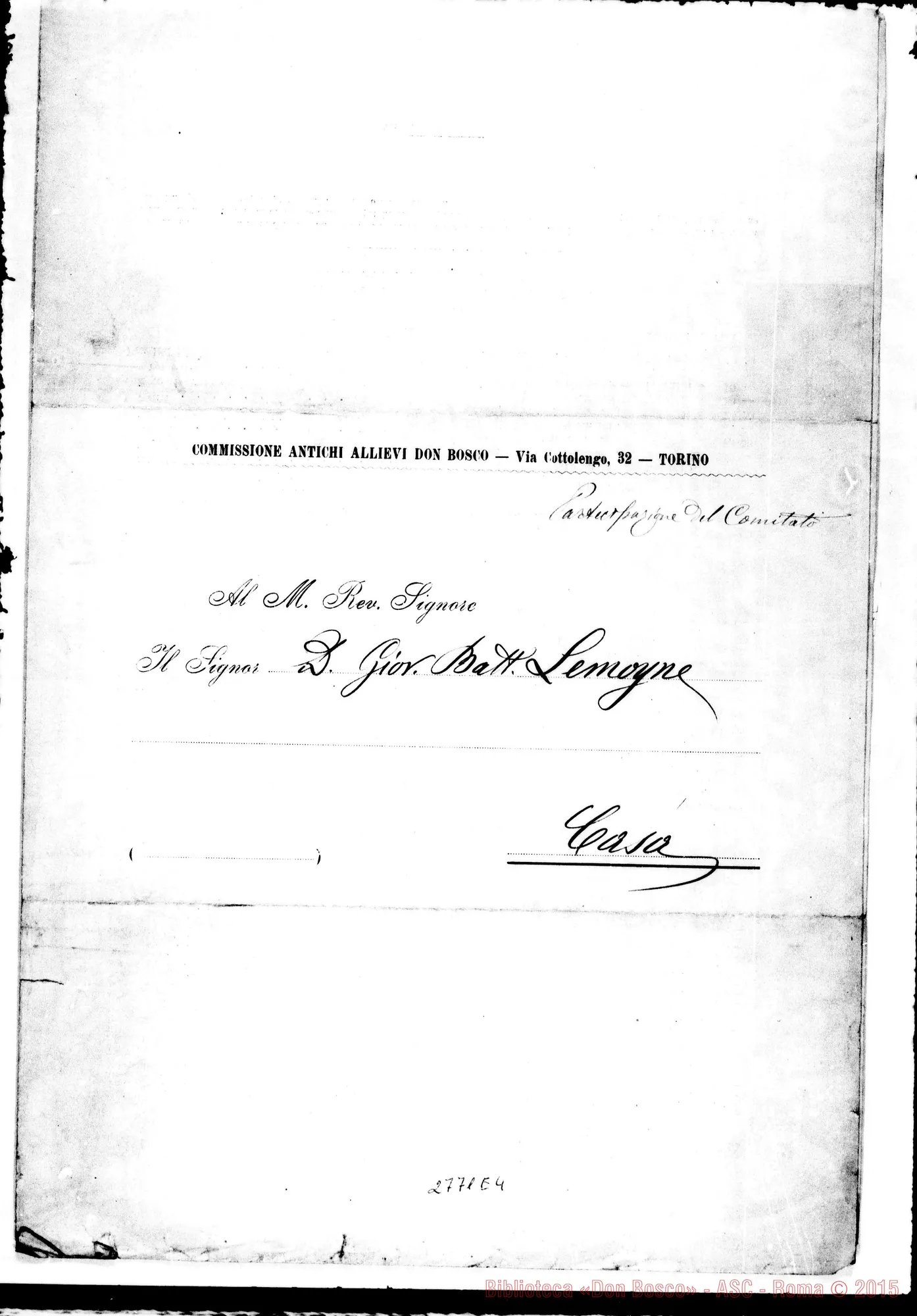 Fotogramma E 4 — Dimostrazione filiale (XXXVII). Circolare della commissione il 20 mag.