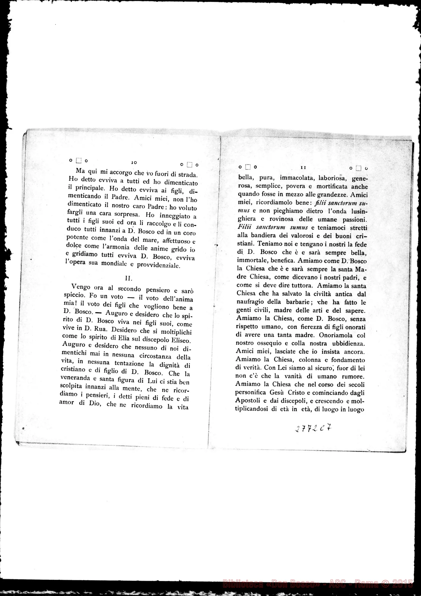 Fotogramma C 7 — Giacinto Ballesio, can.: discorso