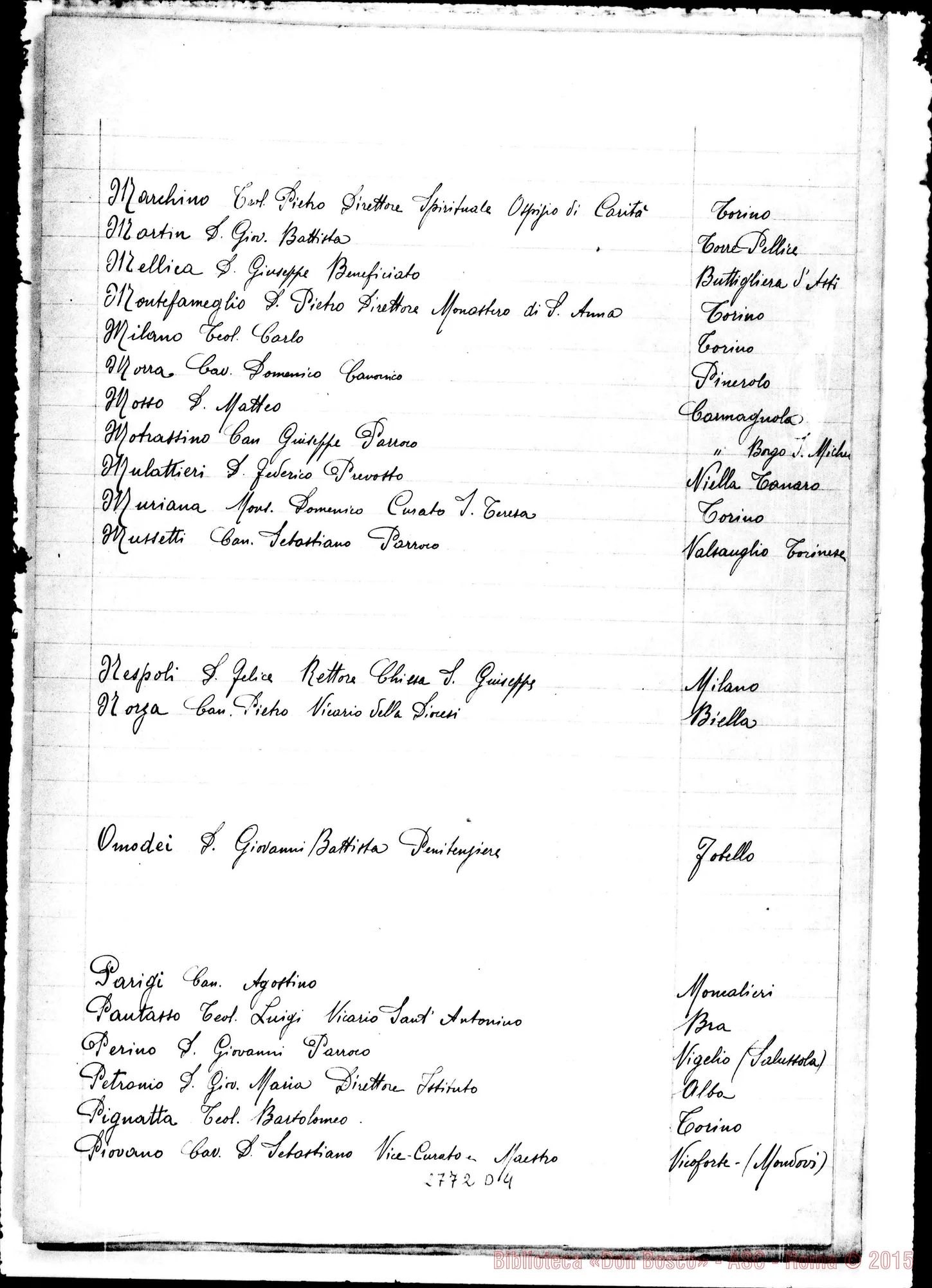 Fotogramma D 4 — Album con le firme degli associati