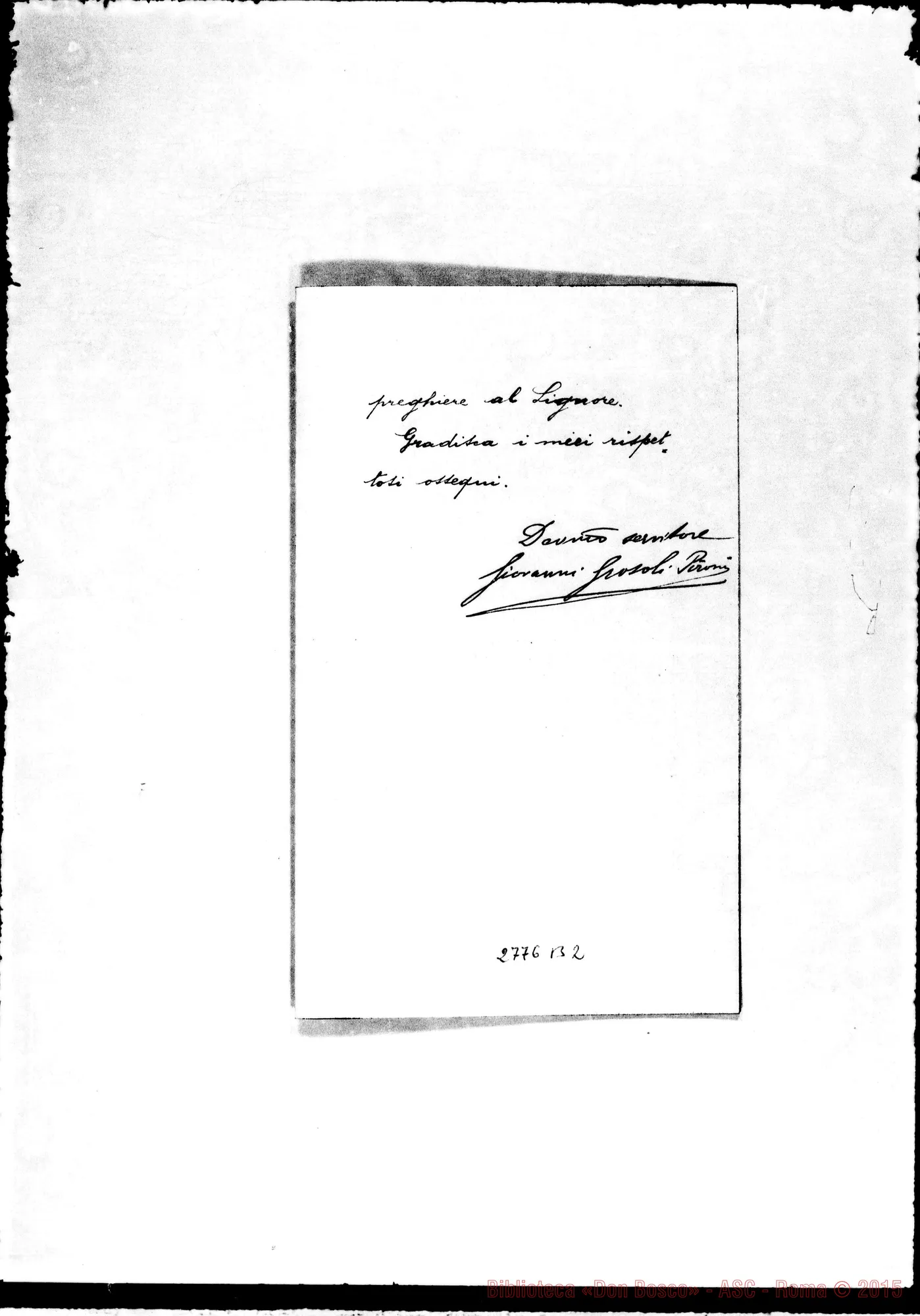 Fotogramma B 2 — Grosoli Pironi Giovanni, conte. Ferrara