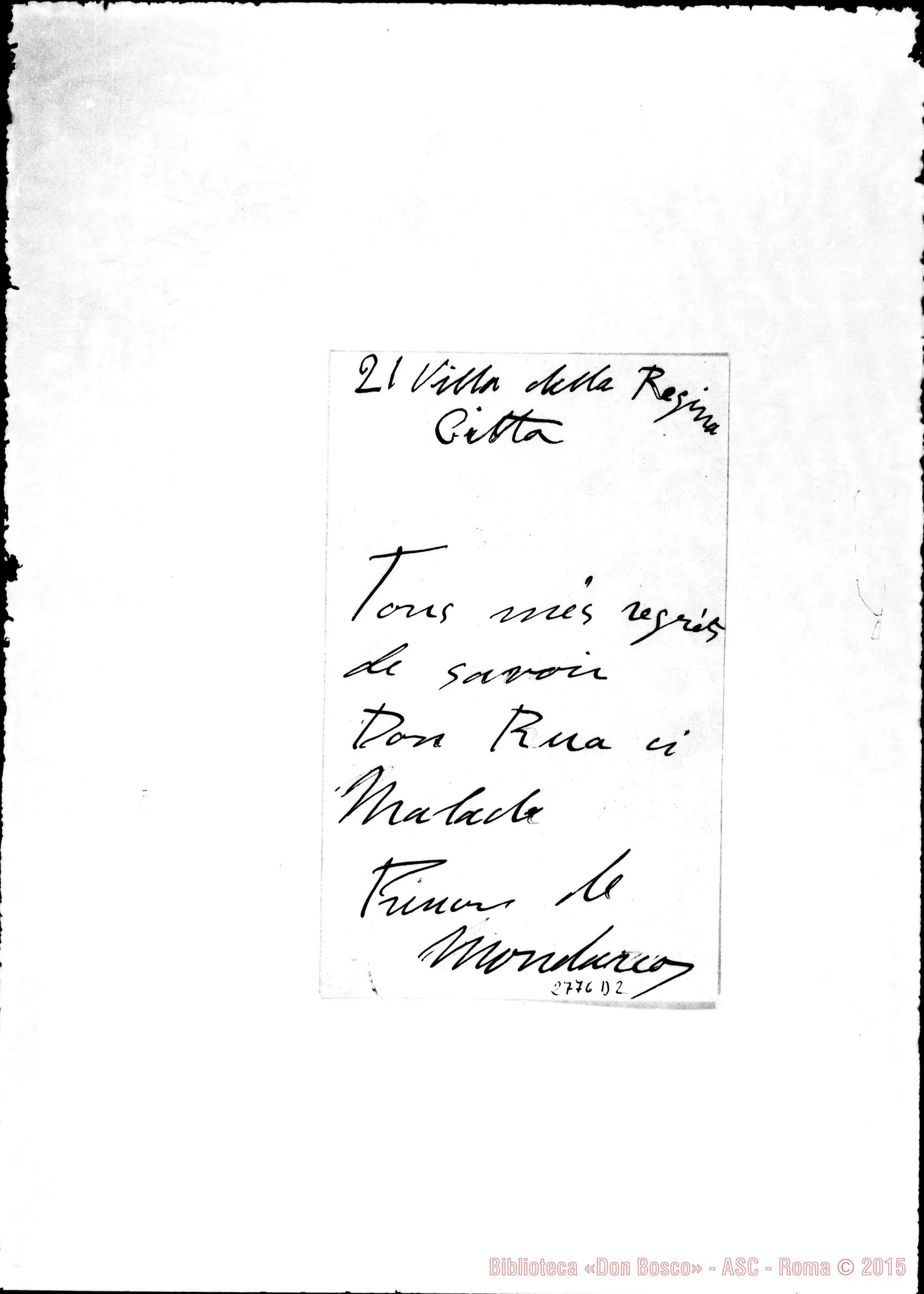 Fotogramma D 2 — Mondarco, Princesse de. Torino