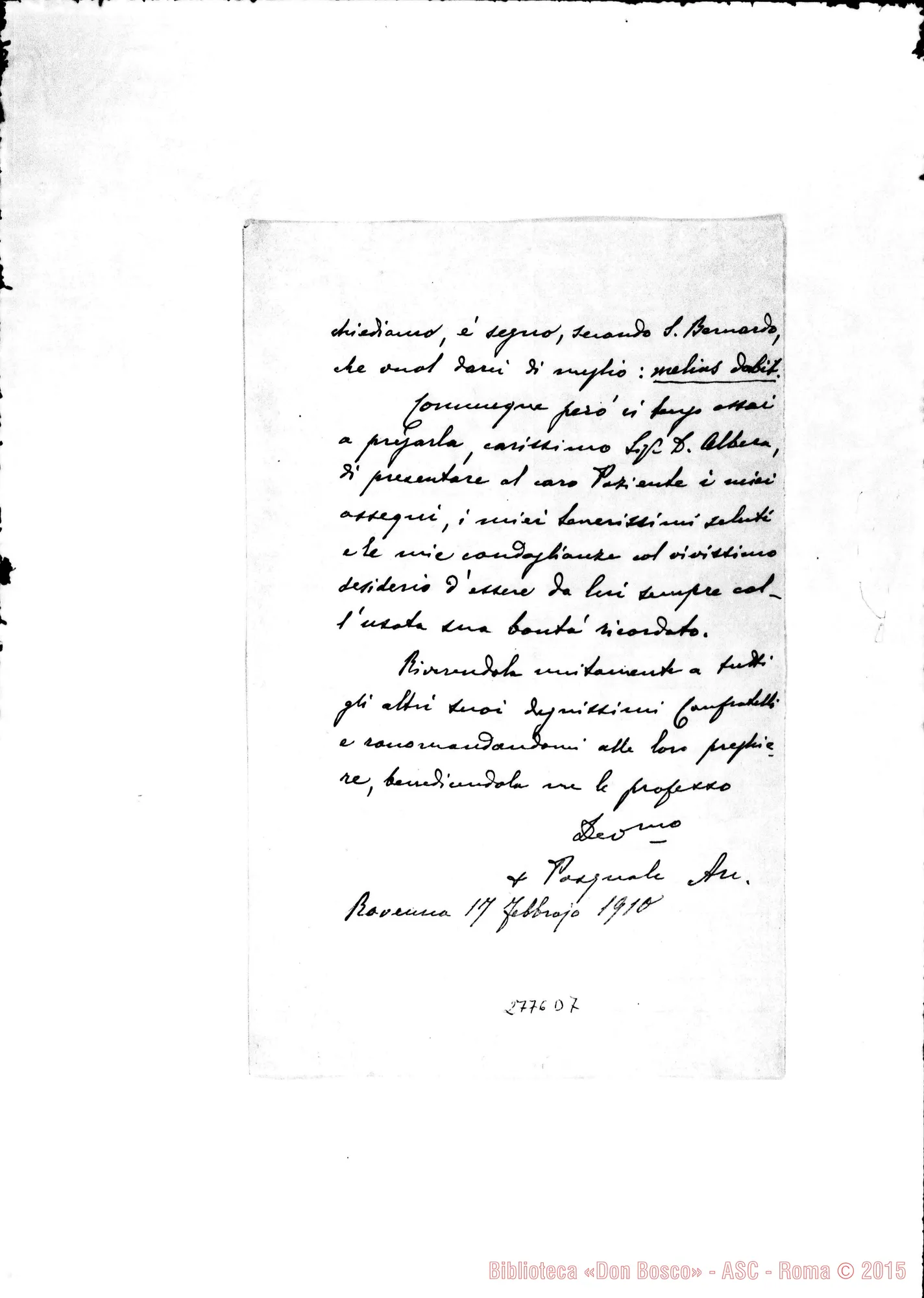Fotogramma D 7 — Morganti Pasquale, arciv. di Ravenna