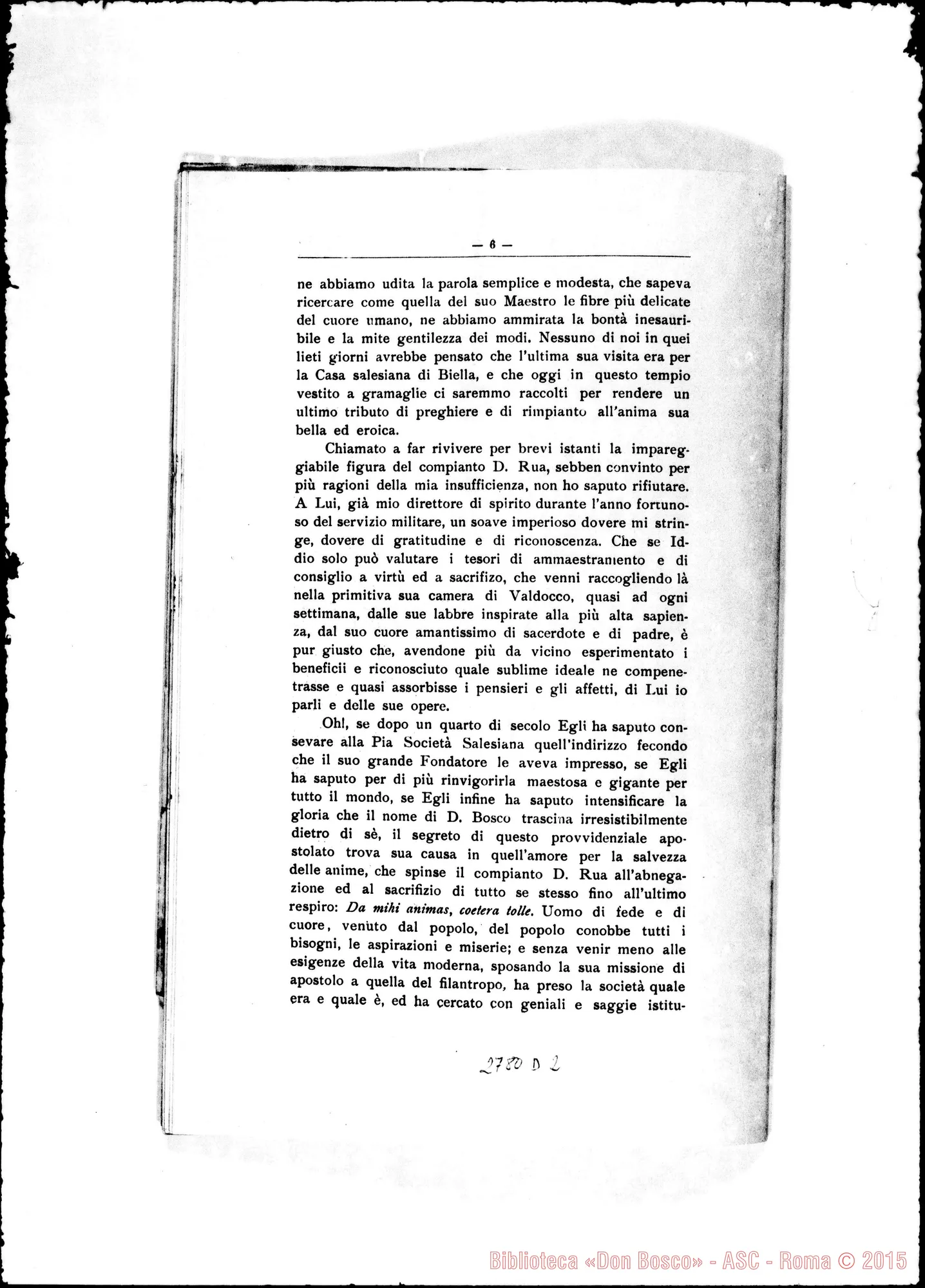 Fotogramma D 2 — Biella: Il can. prevosto Teol. Eliseo Maja. Chiesa di S. Cassiano, 11-05-1910