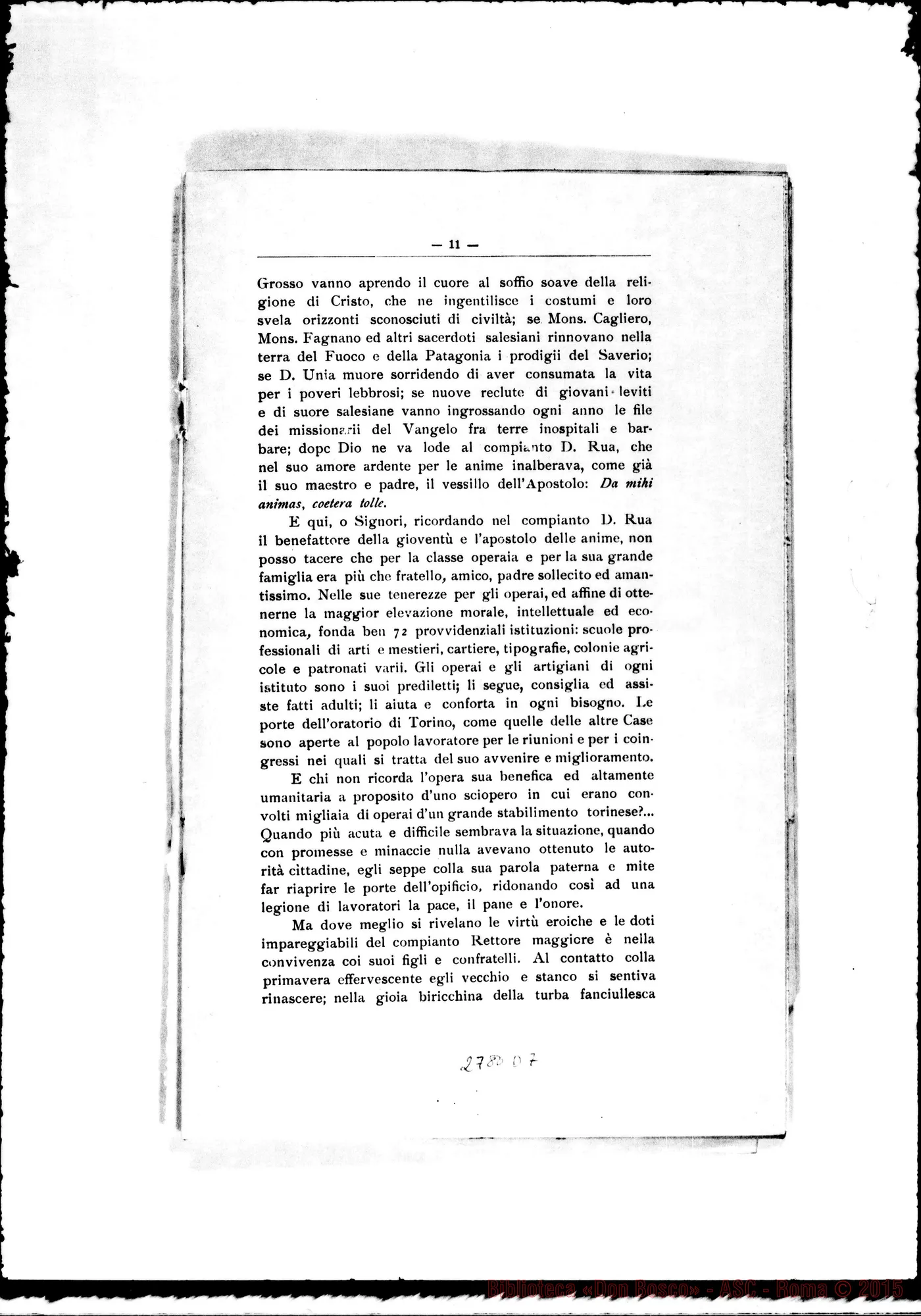 Fotogramma D 7 — Biella: Il can. prevosto Teol. Eliseo Maja. Chiesa di S. Cassiano, 11-05-1910