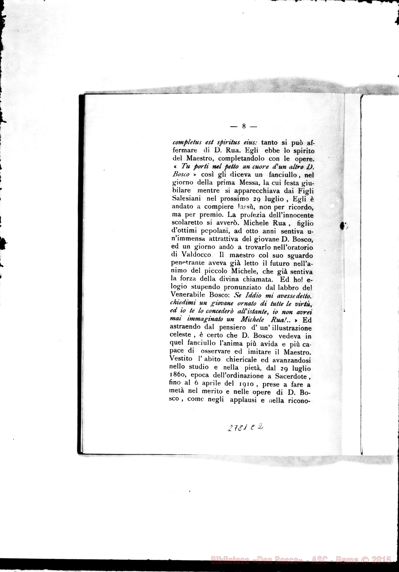 Fotogramma C 2 — Caserta: D. Giacomo Minozzi, can., il 7-05-1910