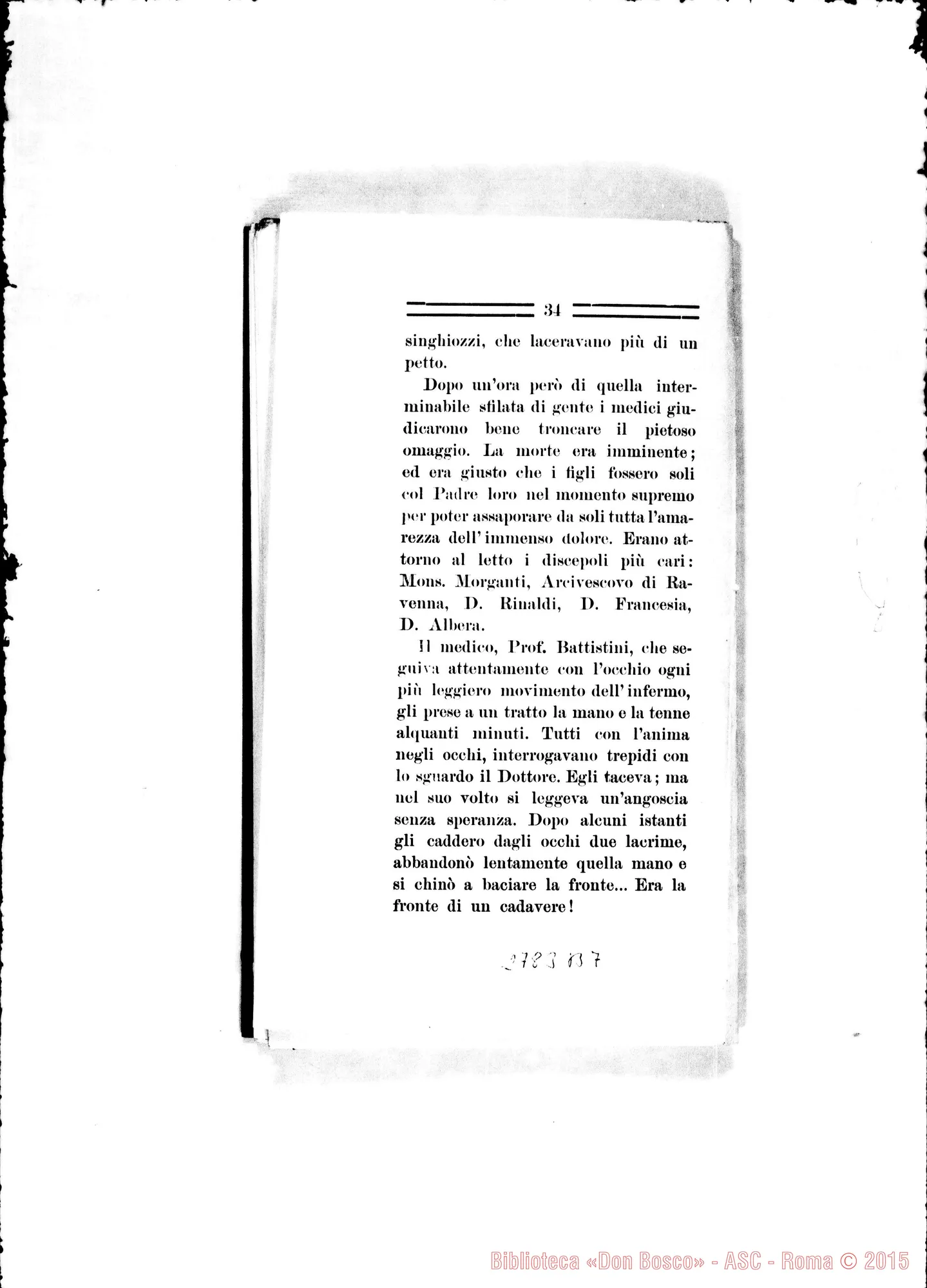 Fotogramma B 7 — Loreto: P. Ferdinando da Pesaro. OFM, nella basilica loretana, il 6-05-1910