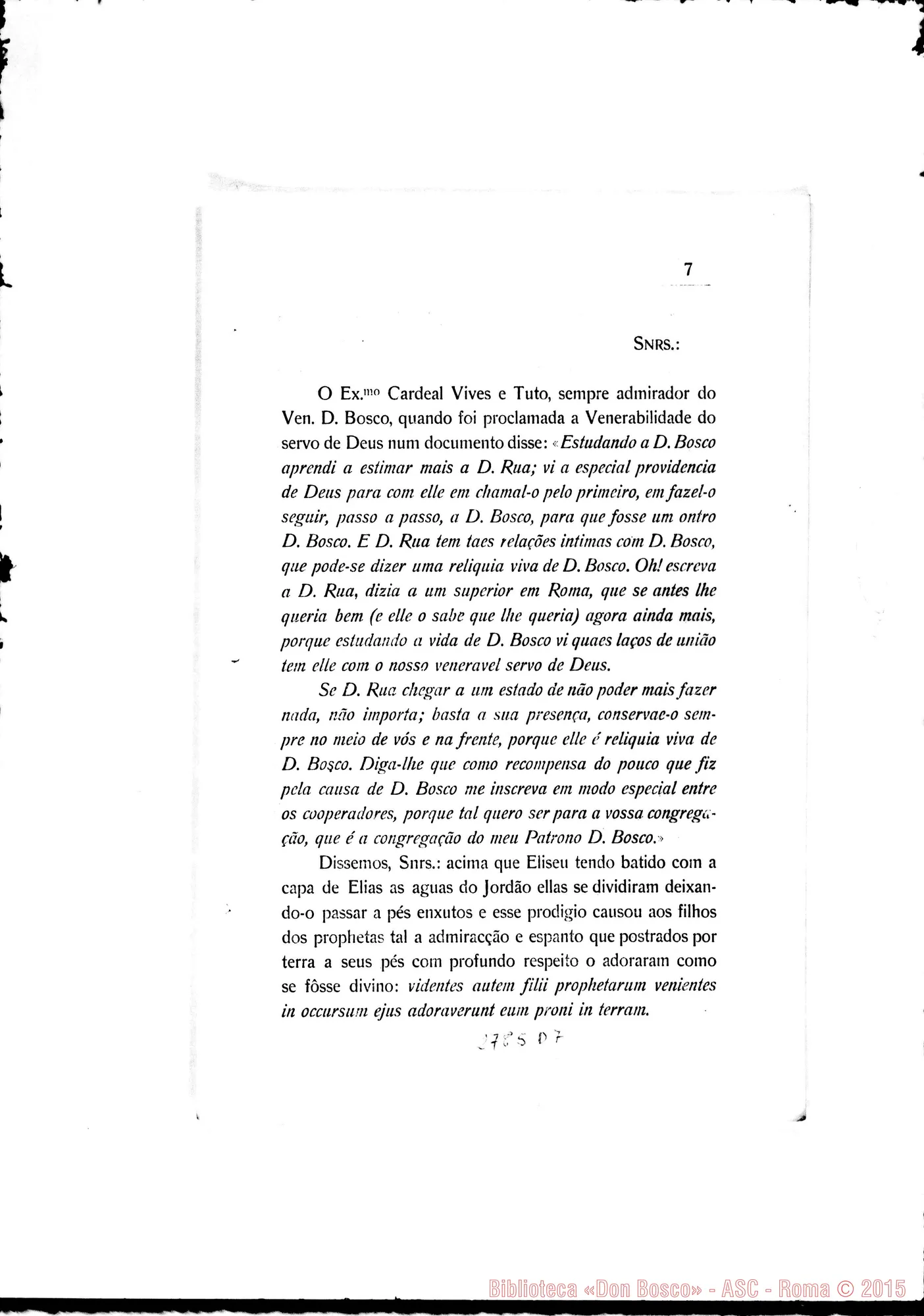 Fotogramma D 7 — Milano: Prof. Francesco Cerniti, SDB. 1910