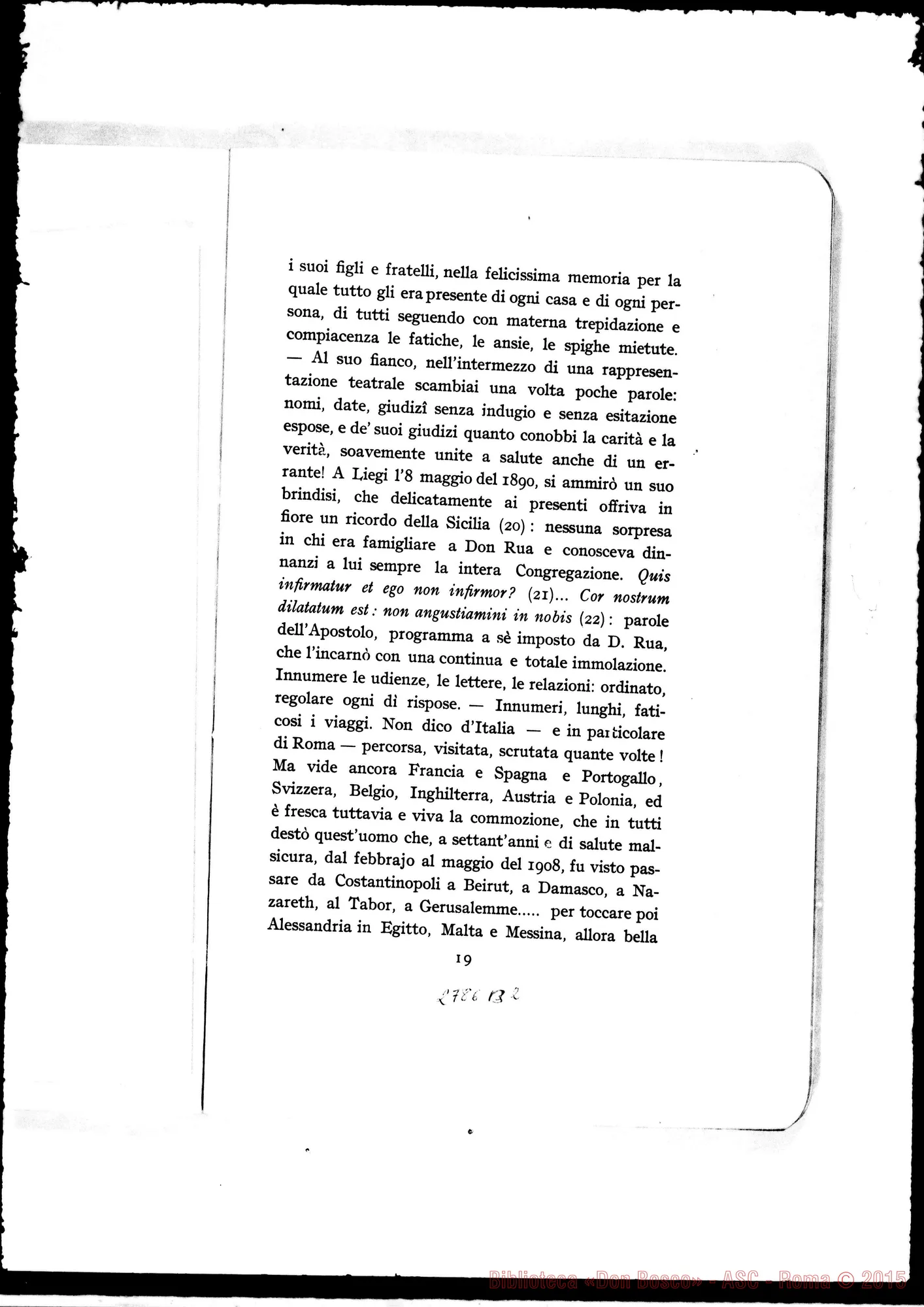 Fotogramma B 2 — Roma-S.Cuore: Card. Pietro Maffi, arciv. di pisa, il 9-06-1910