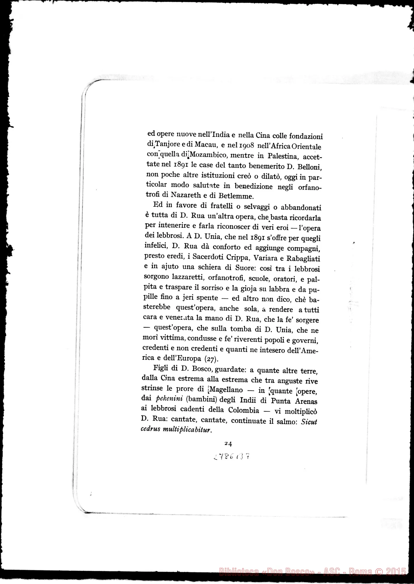 Fotogramma B 7 — Roma-S.Cuore: Card. Pietro Maffi, arciv. di pisa, il 9-06-1910