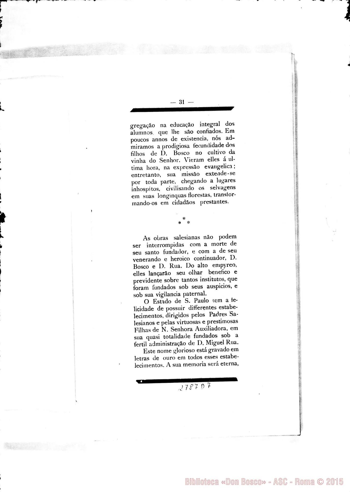 Fotogramma D 7 — Sao Paulo: Conego Ezechias Calváo, il 4-05-1910