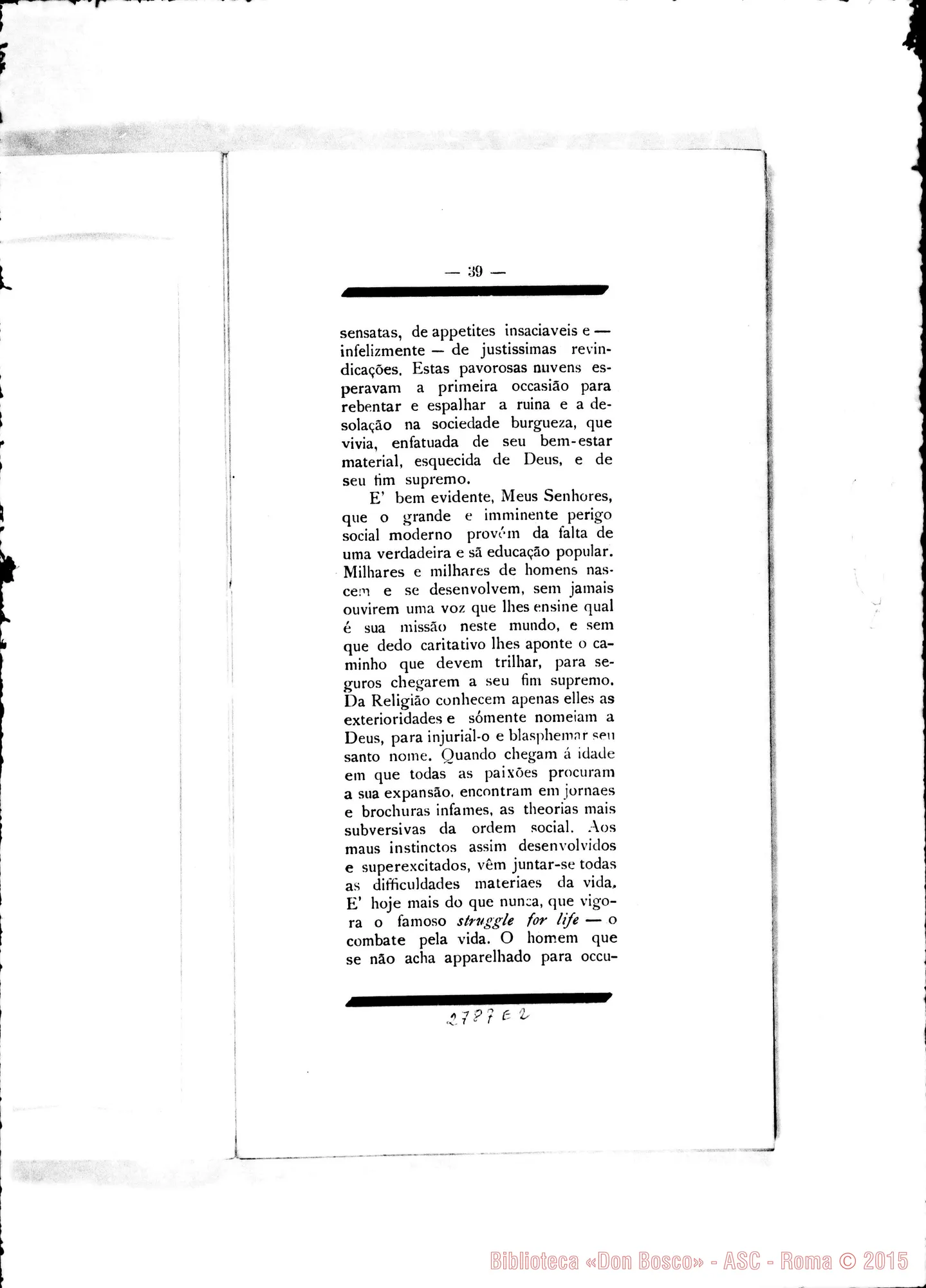 Fotogramma E 2 — Niterói: Padre S.B. Van esse, il 6-05-1910