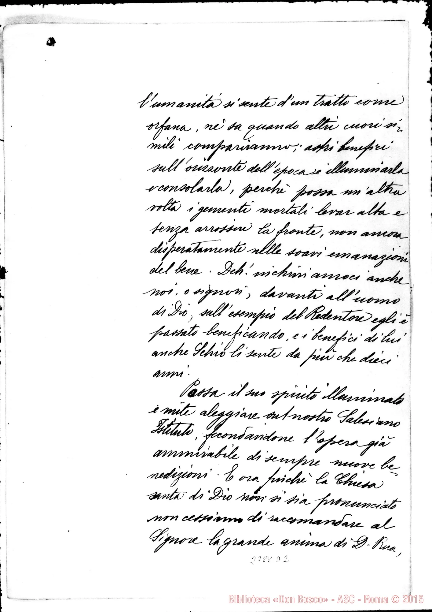 Fotogramma D 2 — Schio (Vicenza). Due copie manoscritte