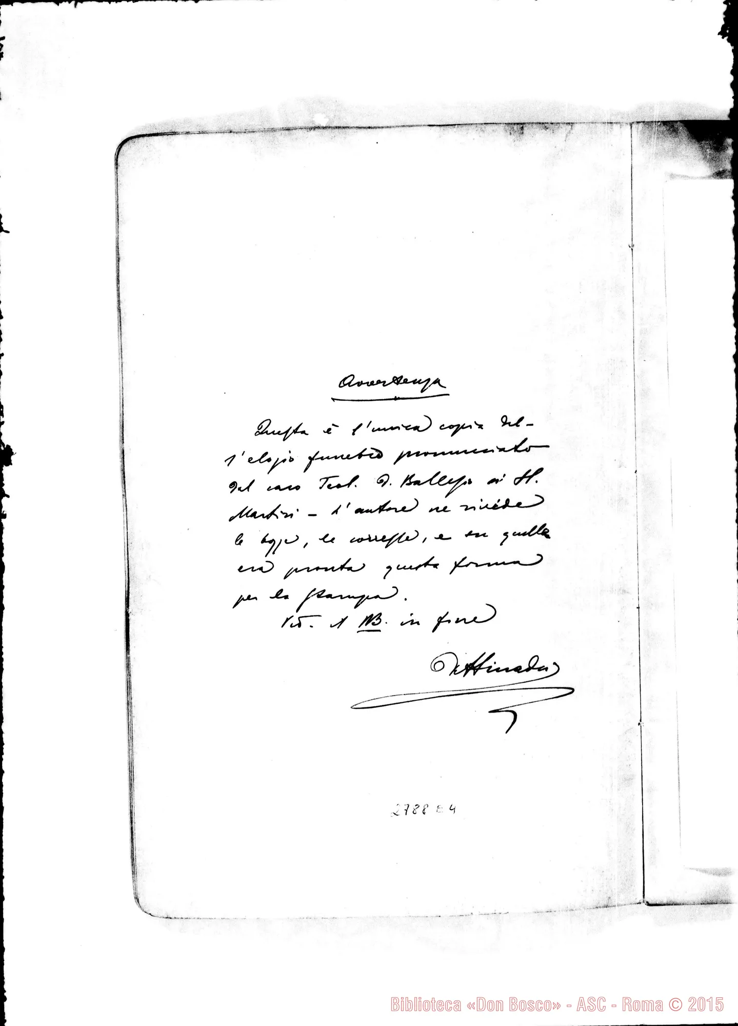 Fotogramma E 4 — Torino-SS.Martiri: Can. Giacinto Ballesio, Vie.Foraneo, il 12-06-1910