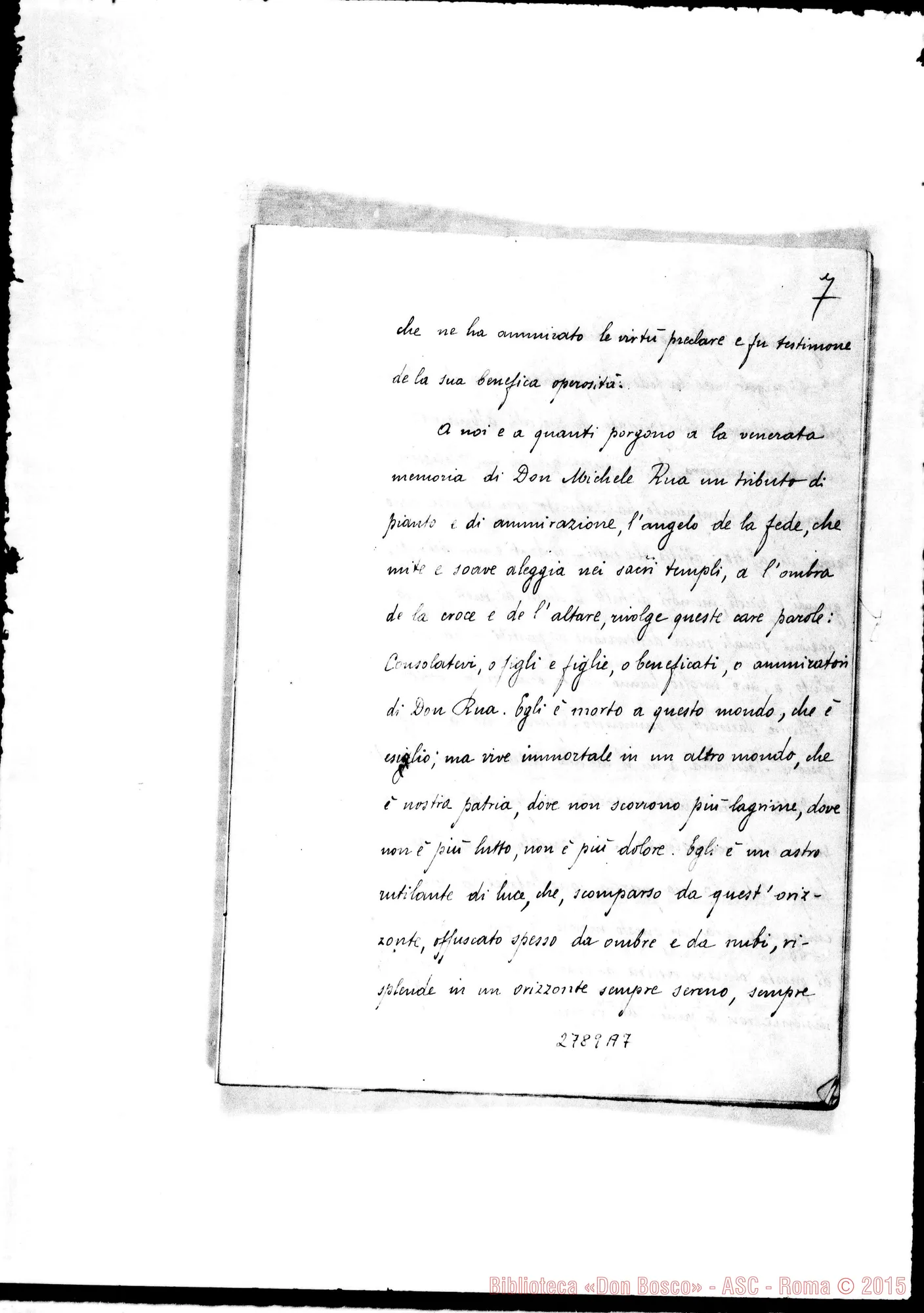 Fotogramma A 7 — Torino-Santuario Maria Aus.: Can. Giuseppe Maria Gogioso, il 21-04-1910
