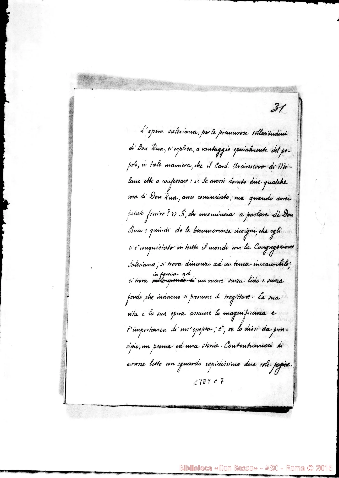 Fotogramma C 7 — Torino-Santuario Maria Aus.: Can. Giuseppe Maria Gogioso, il 21-04-1910